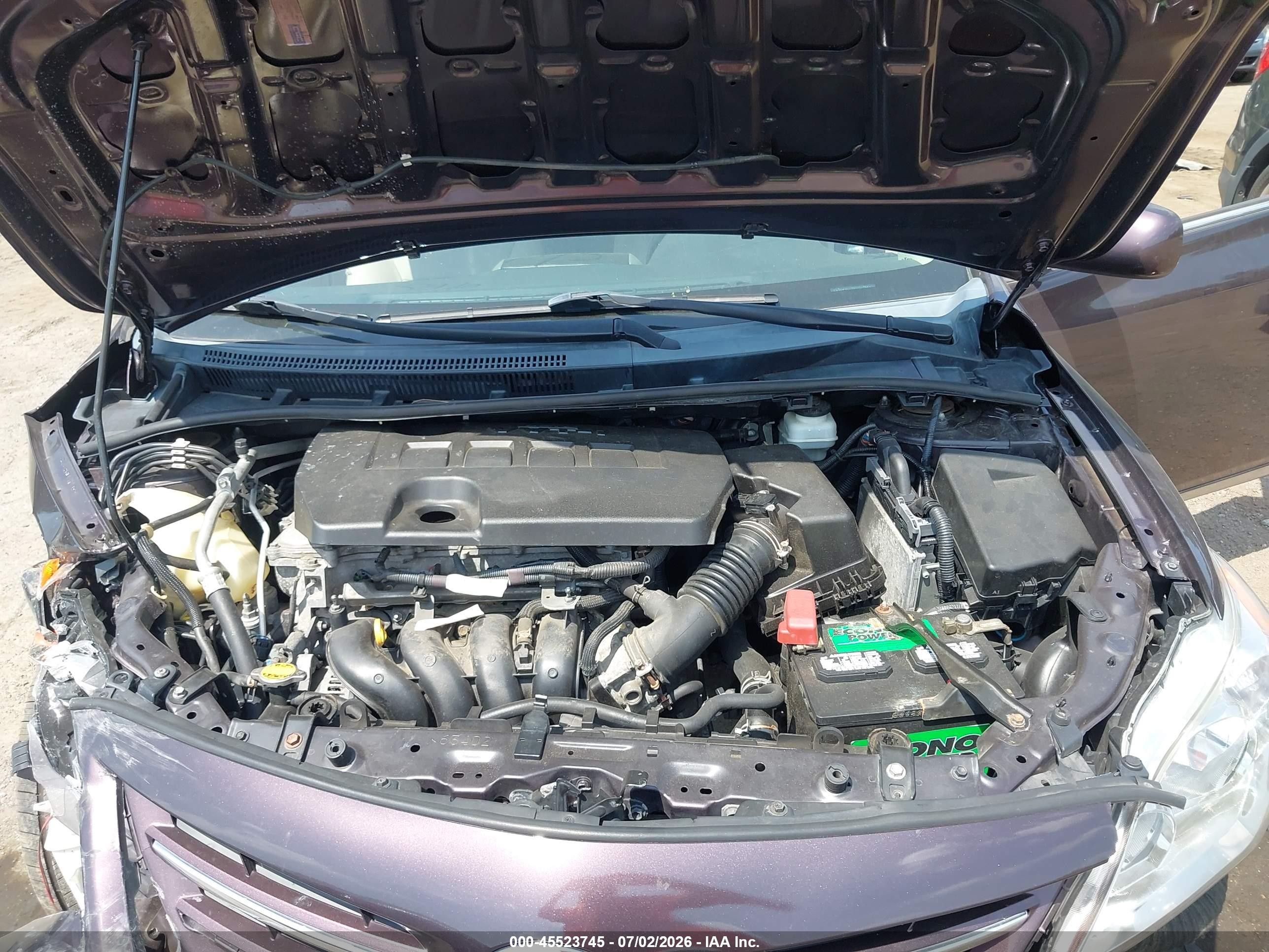2013 Toyota Corolla Le Special Edition Purple vin: 2T1BU4EE5DC070467