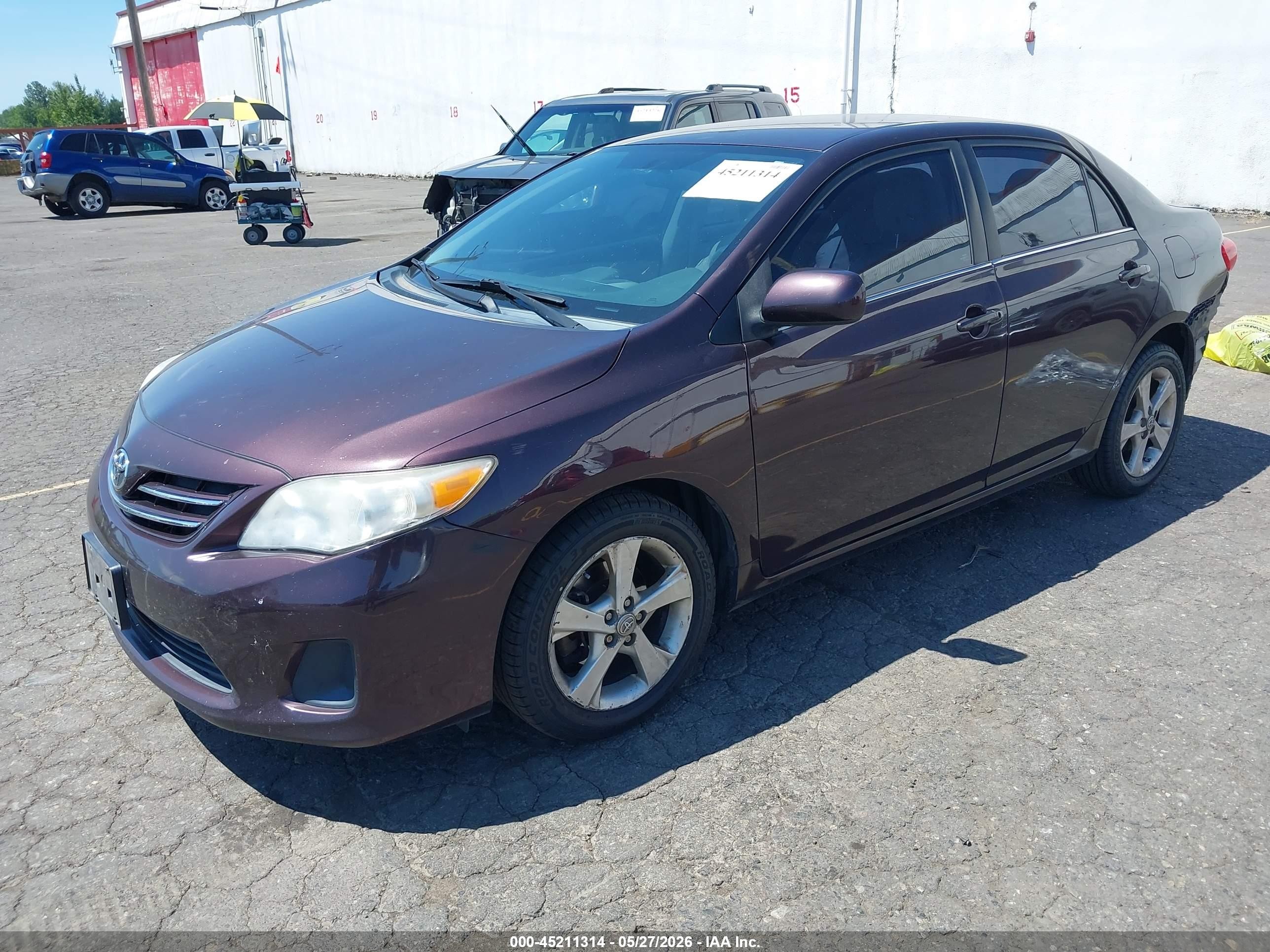 2013 Toyota Corolla Le Special Edition Purple vin: 2T1BU4EE5DC080853