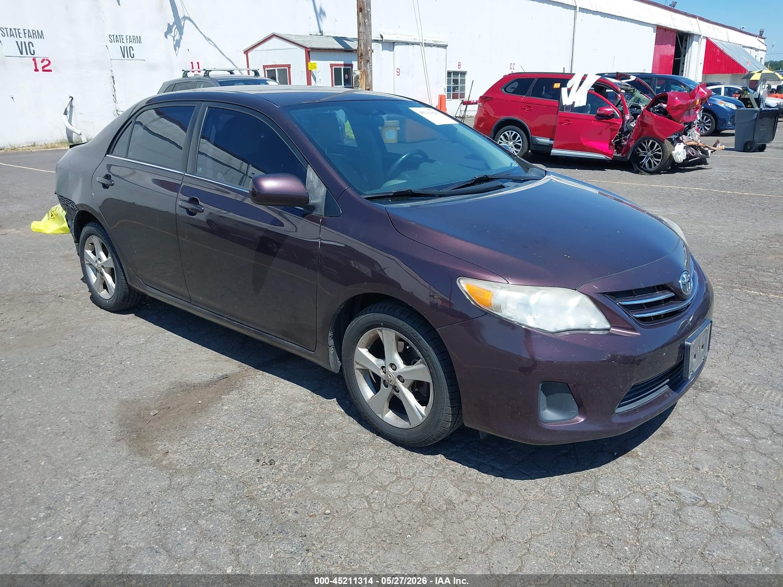 2013 Toyota Corolla Le Special Edition Purple vin: 2T1BU4EE5DC080853