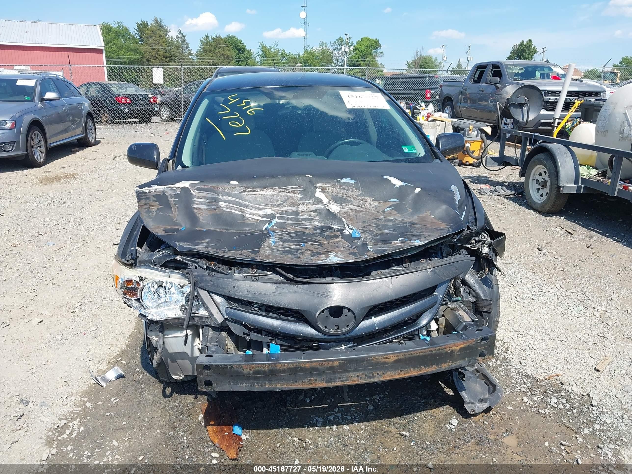 2013 Toyota Corolla L Black vin: 2T1BU4EE5DC097524
