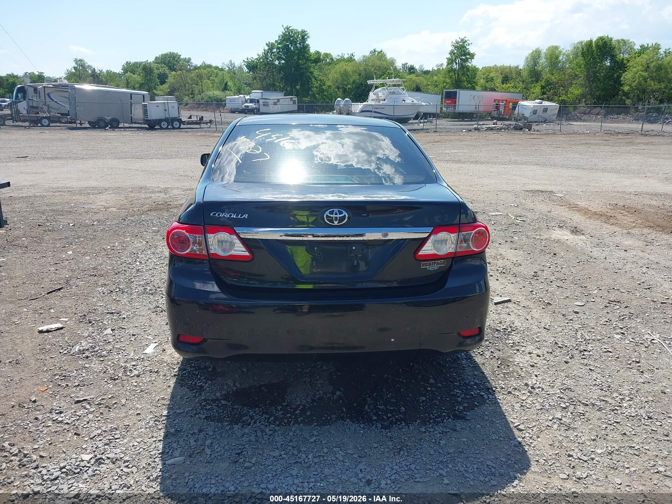 2013 Toyota Corolla L Black vin: 2T1BU4EE5DC097524