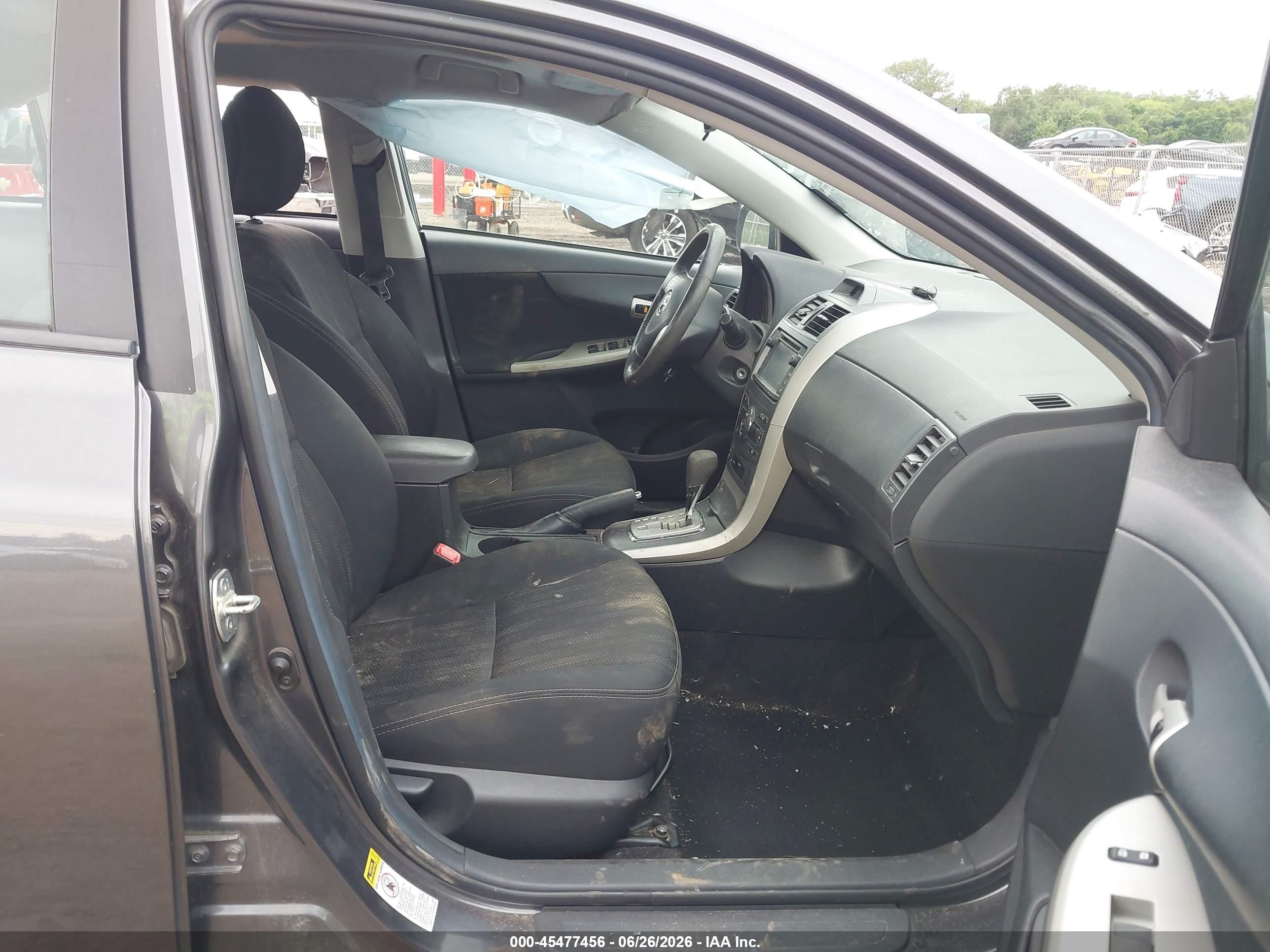 2013 Toyota Corolla S Gray vin: 2T1BU4EE5DC109672