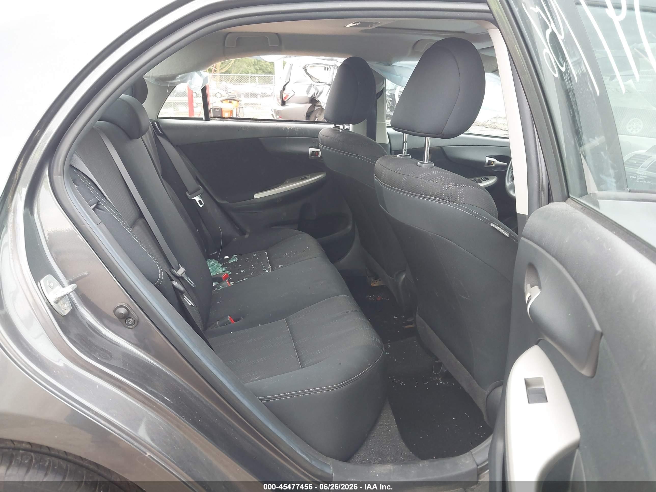 2013 Toyota Corolla S Gray vin: 2T1BU4EE5DC109672