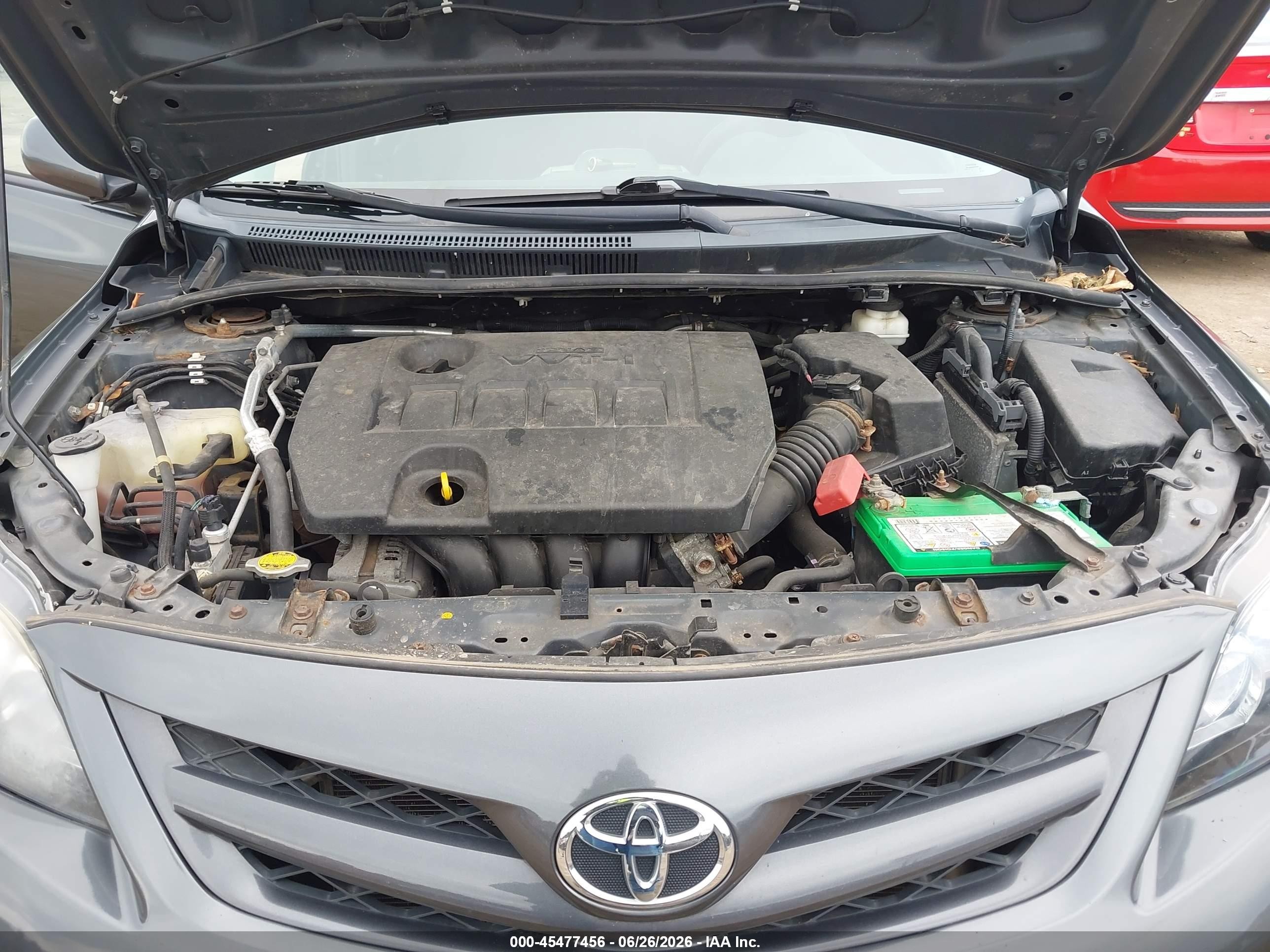 2013 Toyota Corolla S Gray vin: 2T1BU4EE5DC109672