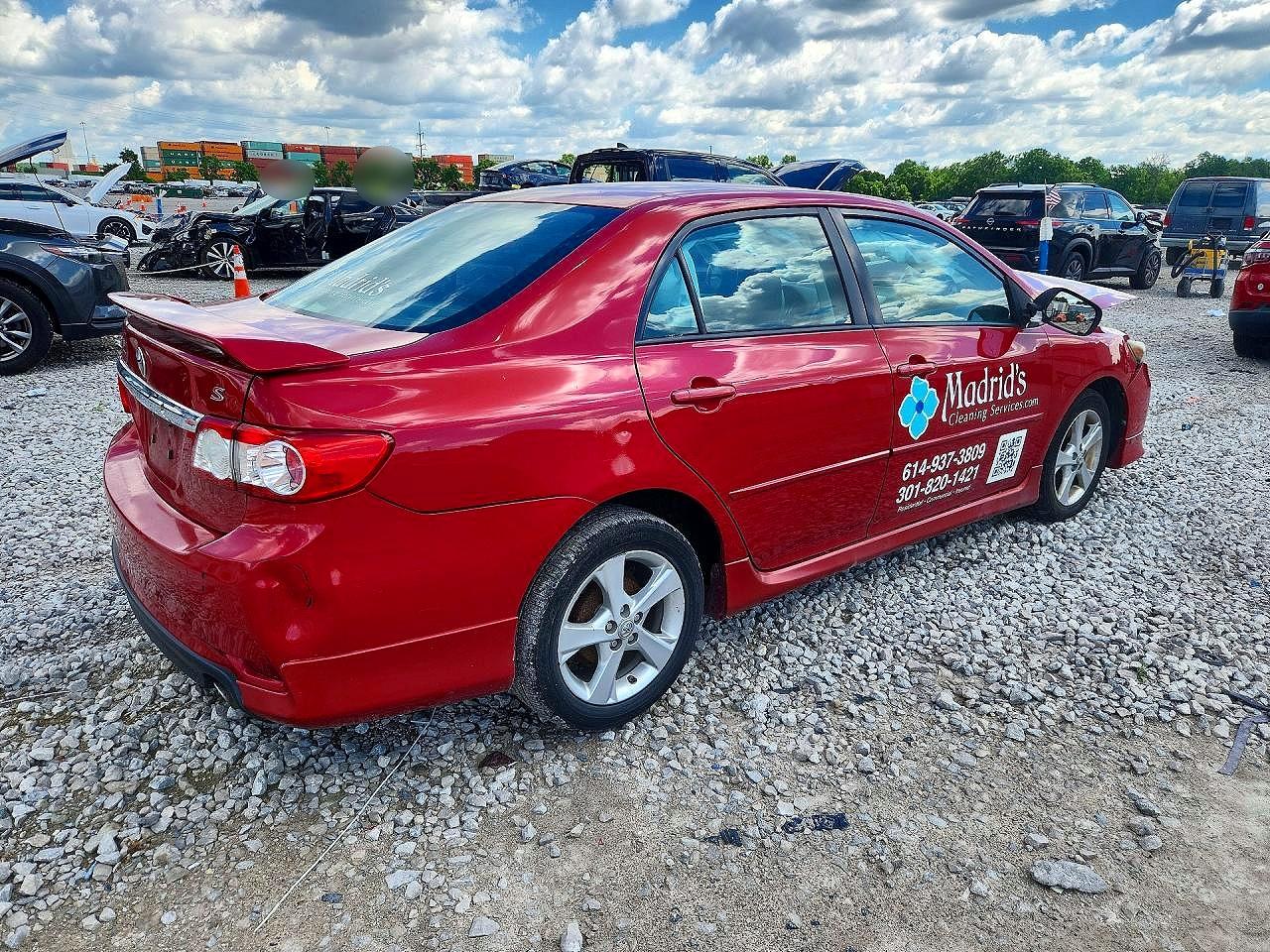 2013 Toyota Corolla S Red vin: 2T1BU4EE5DC113821