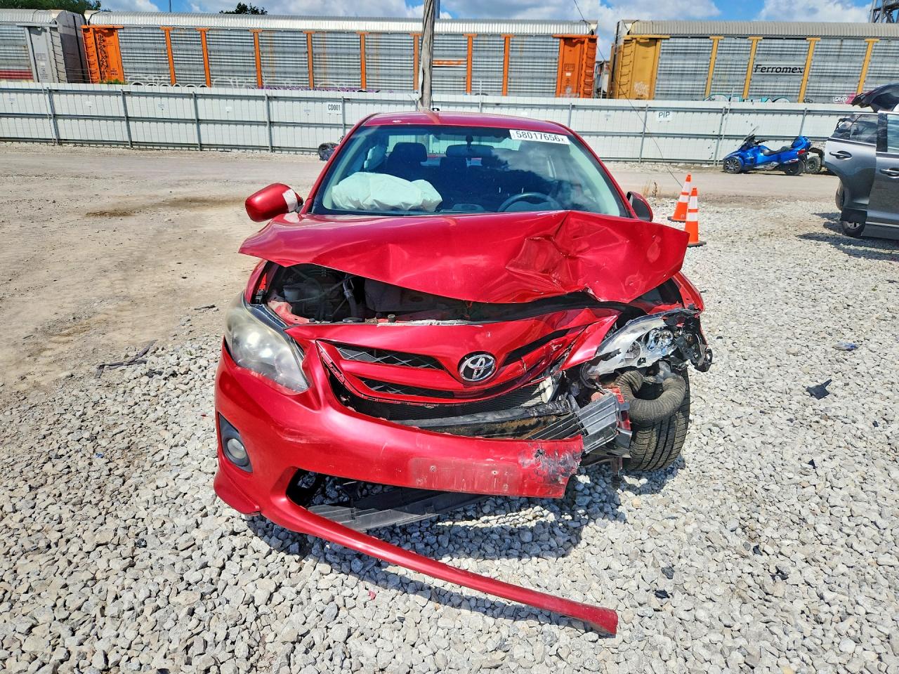 2013 Toyota Corolla S Red vin: 2T1BU4EE5DC113821
