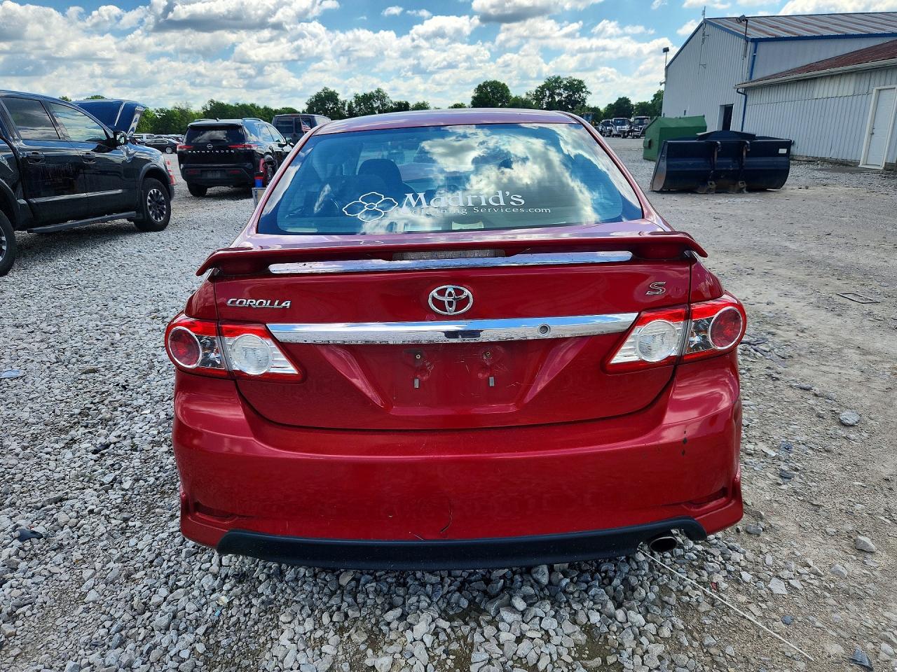 2013 Toyota Corolla S Red vin: 2T1BU4EE5DC113821