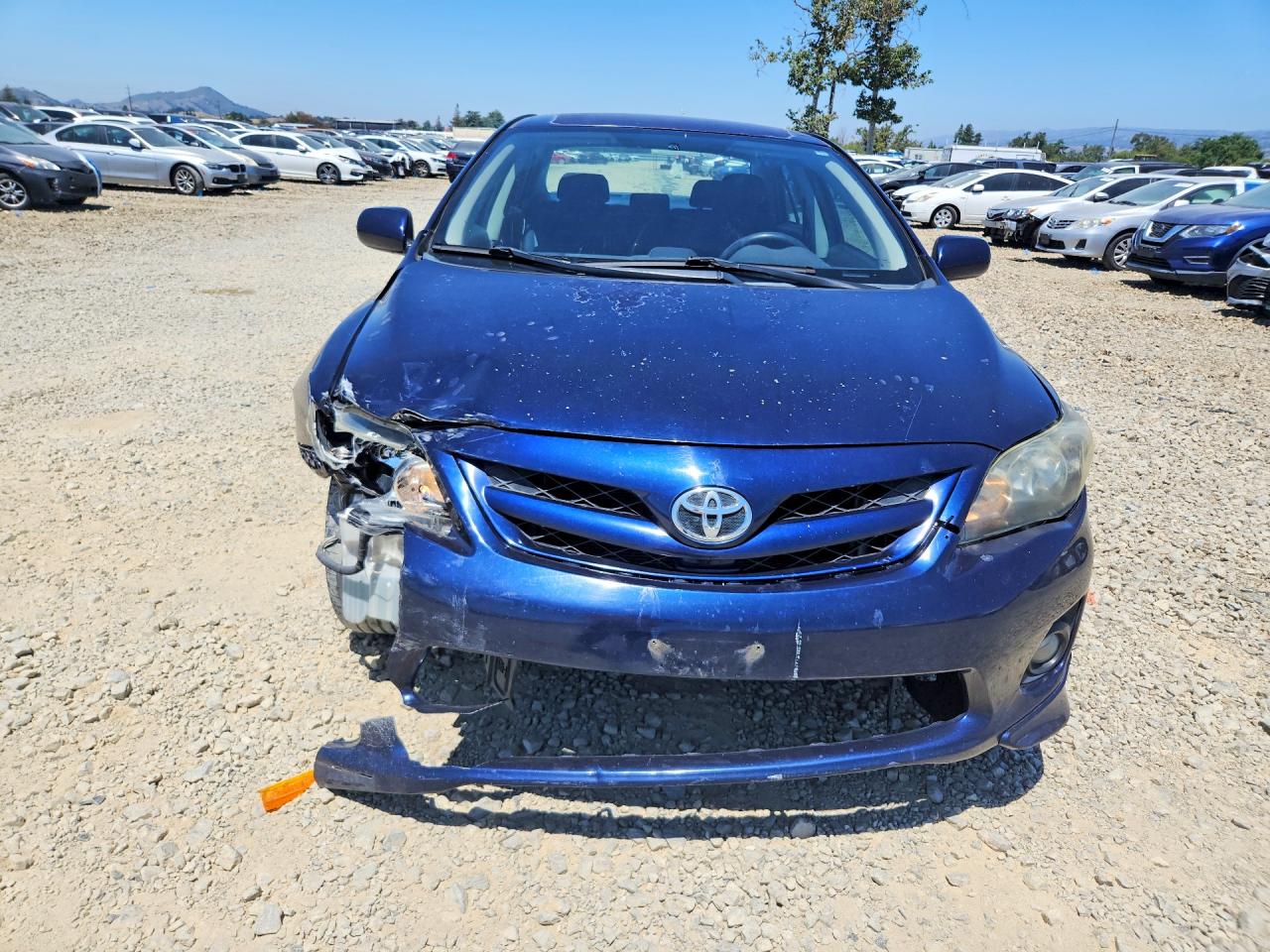 2013 Toyota Corolla L Blue vin: 2T1BU4EE5DC942033
