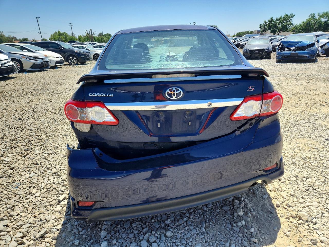 2013 Toyota Corolla L Blue vin: 2T1BU4EE5DC942033