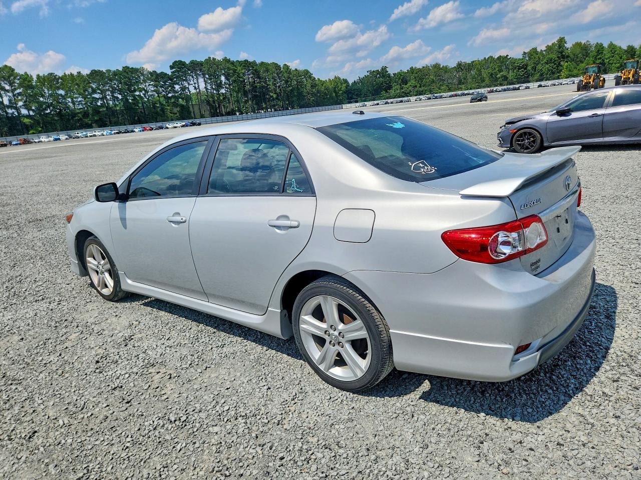 2013 Toyota Corolla S Silver vin: 2T1BU4EE5DC953128
