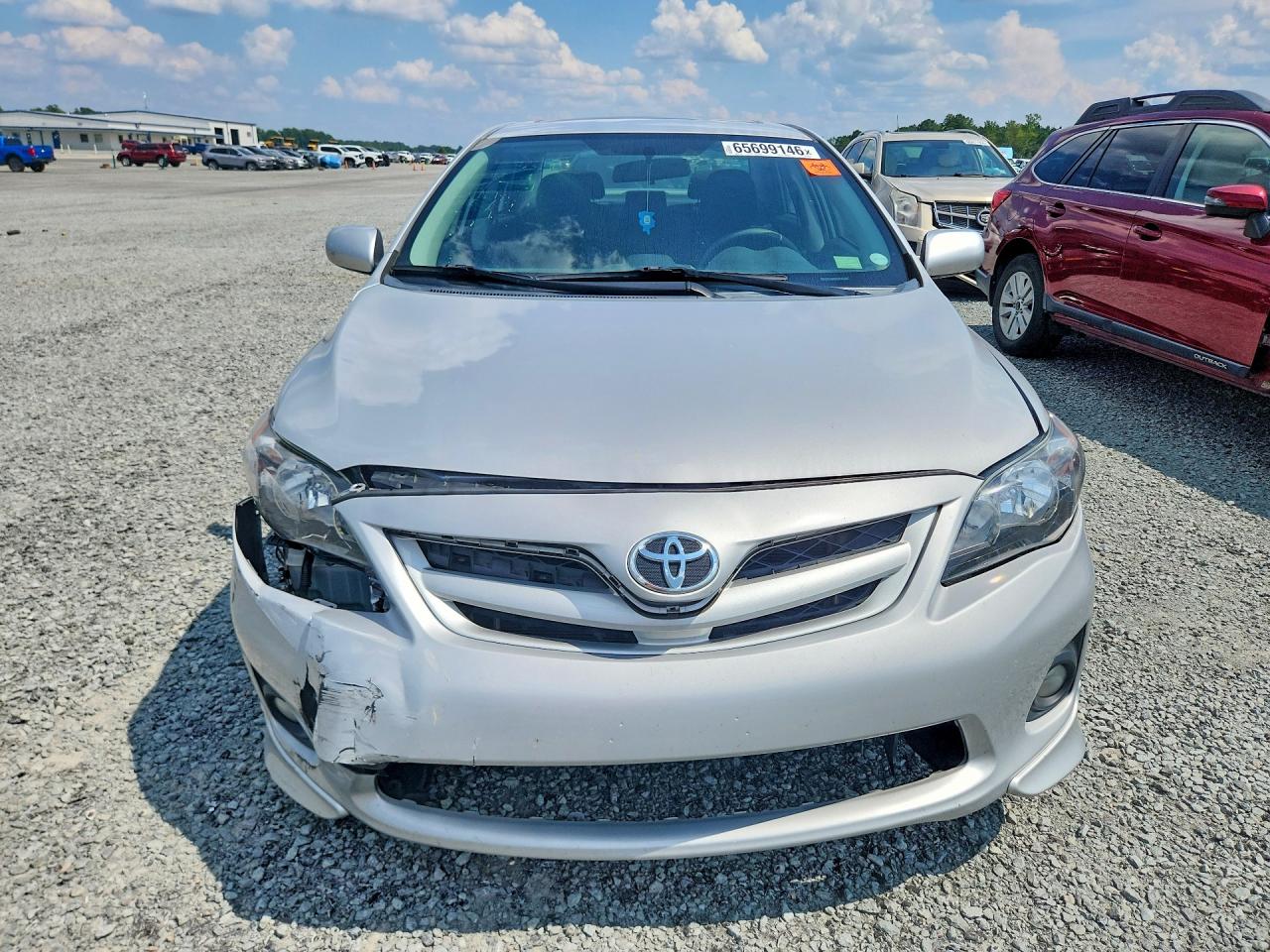 2013 Toyota Corolla S Silver vin: 2T1BU4EE5DC953128