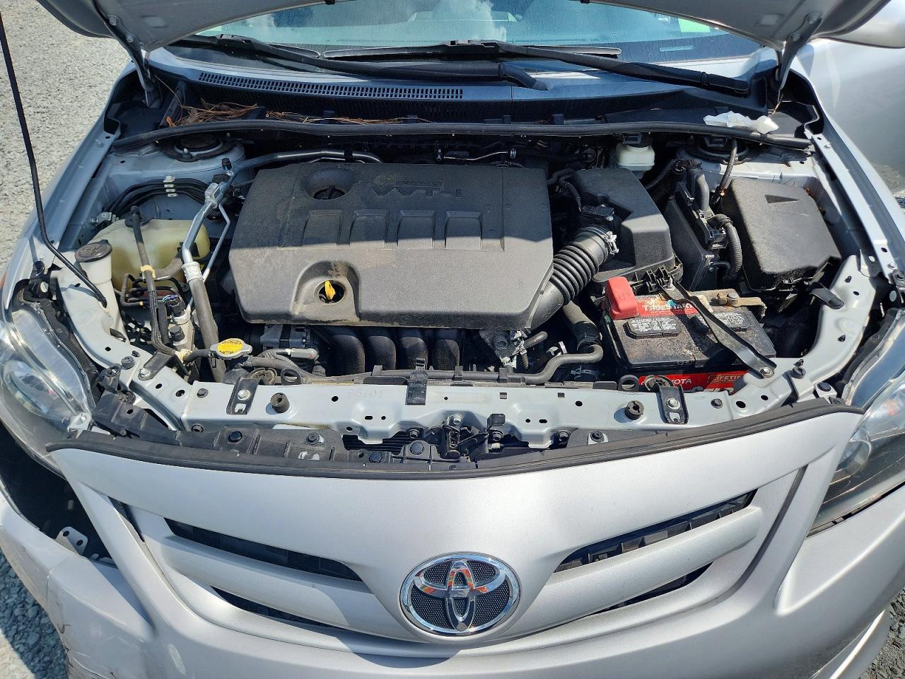2013 Toyota Corolla S Silver vin: 2T1BU4EE5DC953128