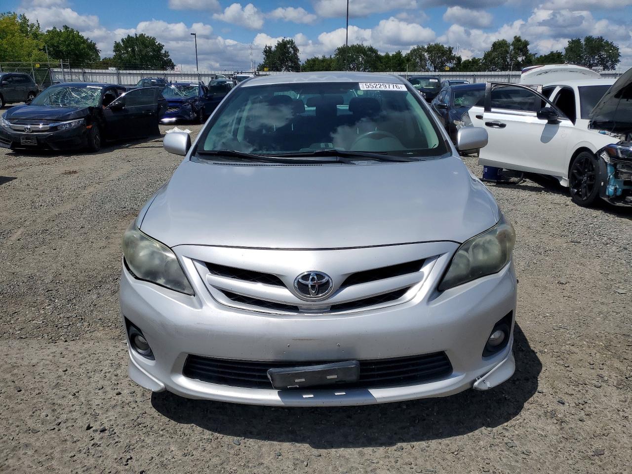 2013 Toyota Corolla S Silver vin: 2T1BU4EE5DC954425