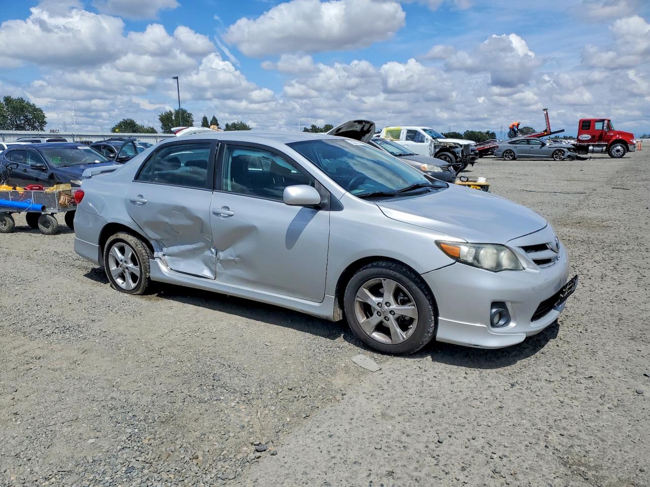 2013 Toyota Corolla S Silver vin: 2T1BU4EE5DC954425