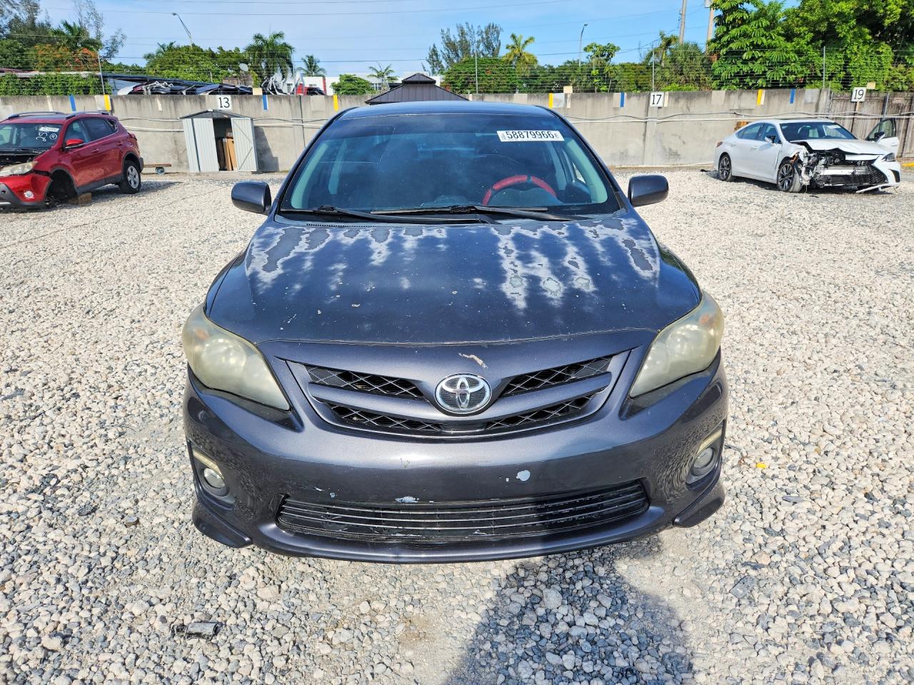 2013 Toyota Corolla S Серый vin: 2T1BU4EE5DC956417