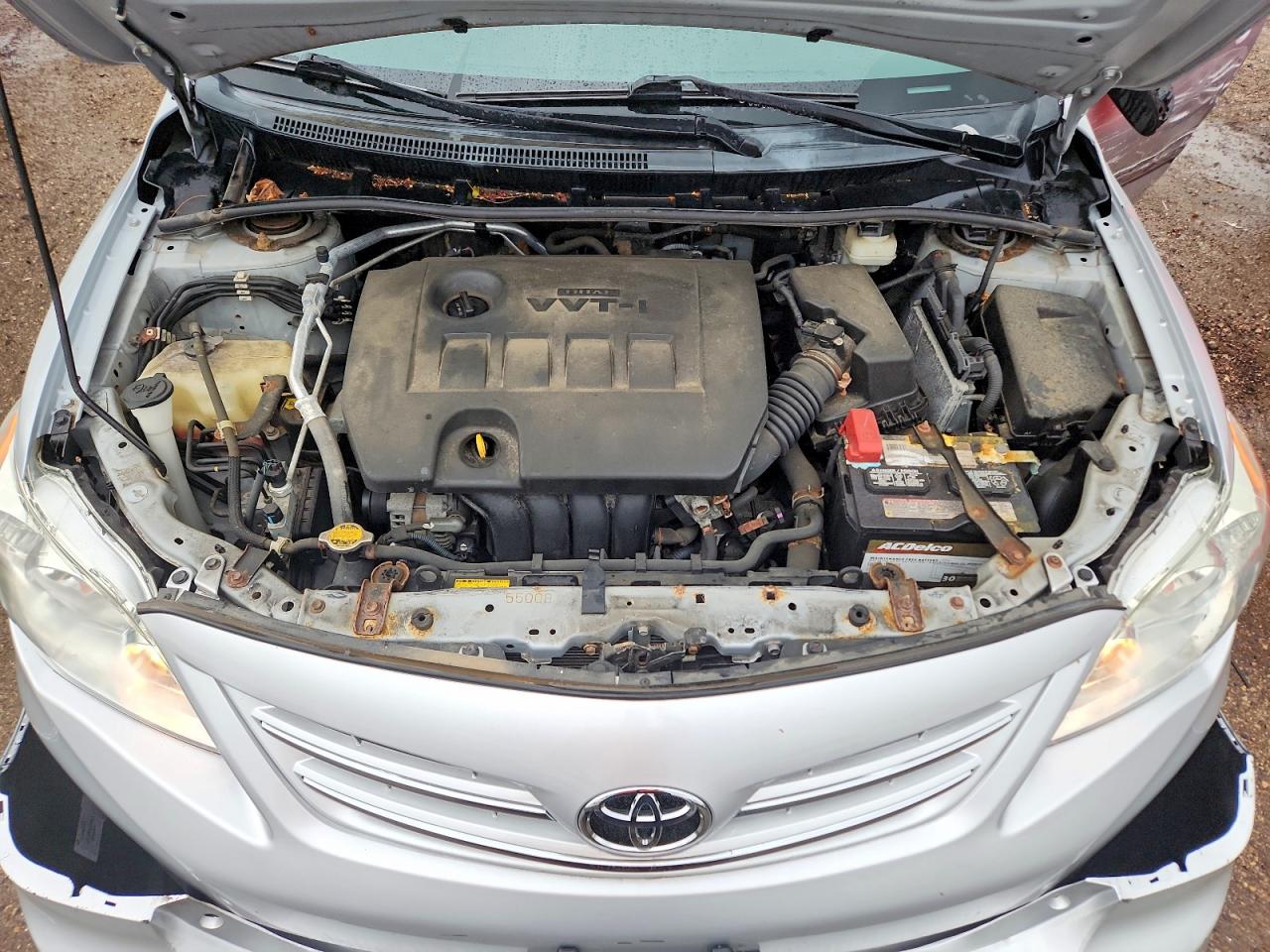 2013 Toyota Corolla Le Silver vin: 2T1BU4EE5DC962881