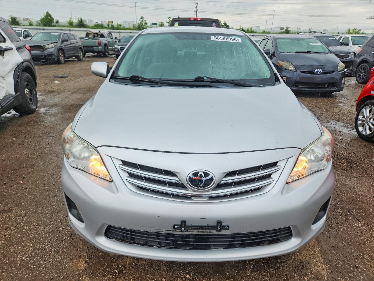 2013 Toyota Corolla Le Silver vin: 2T1BU4EE5DC962881