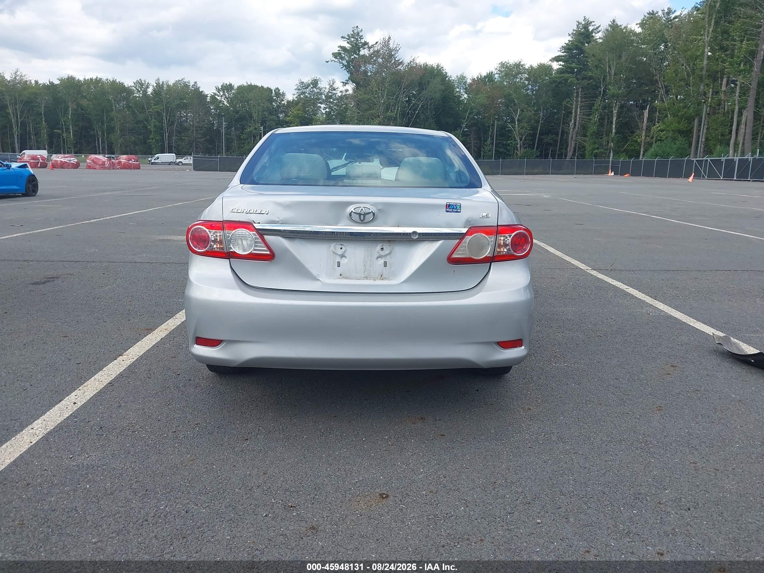 2013 Toyota Corolla Le Silver vin: 2T1BU4EE5DC962959