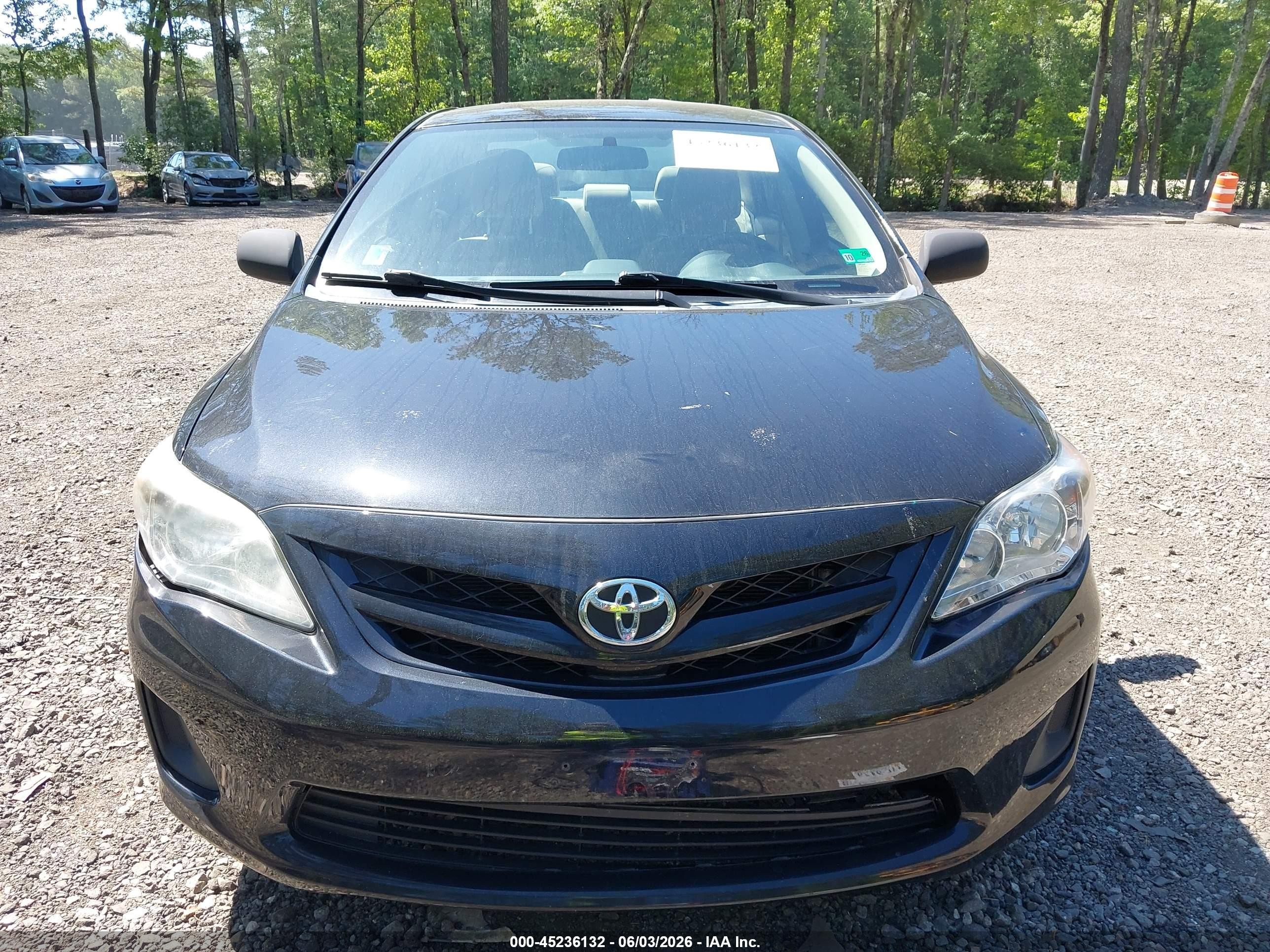 2013 Toyota Corolla L Black vin: 2T1BU4EE5DC998618