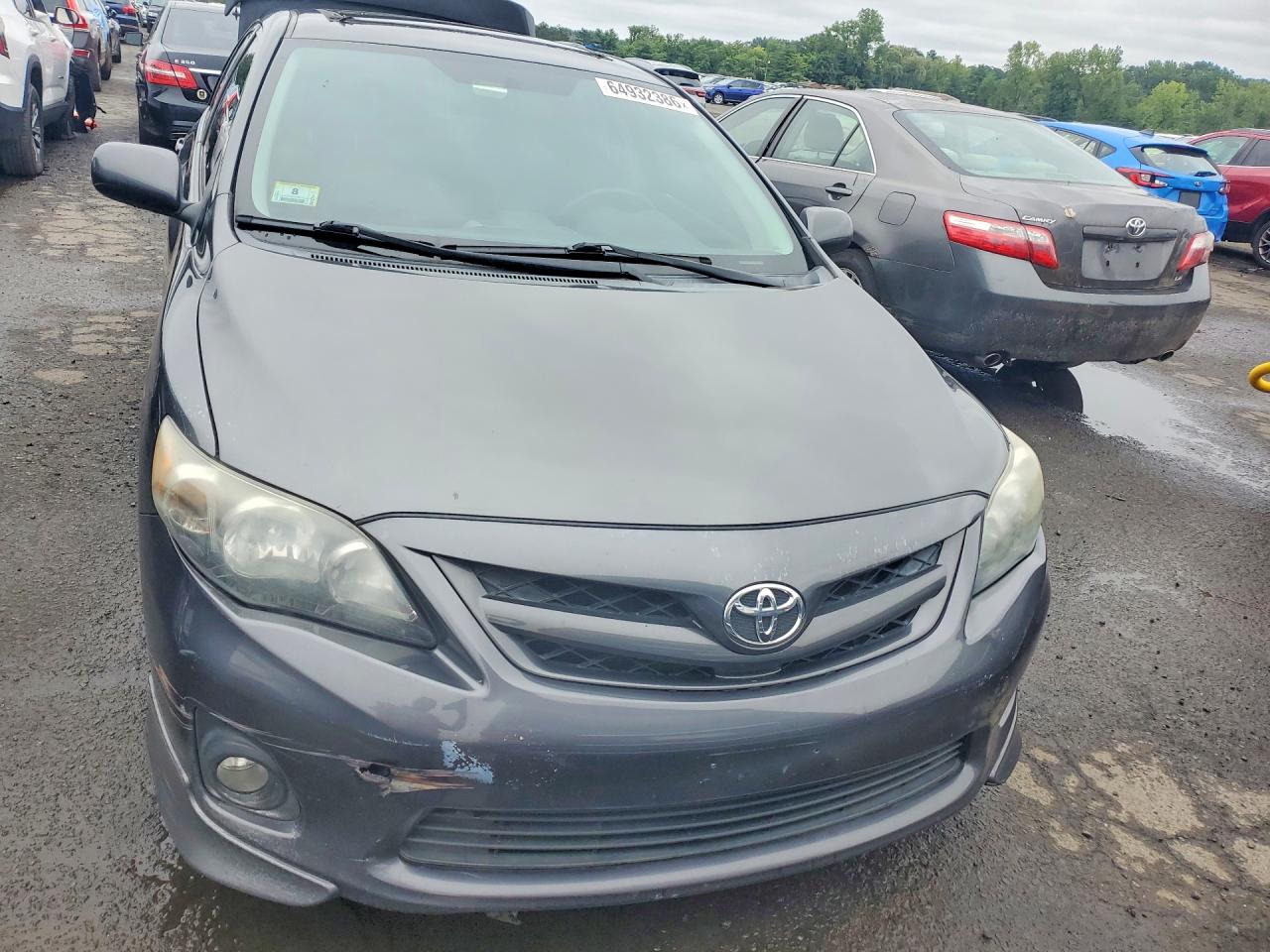 2013 Toyota Corolla S Gray vin: 2T1BU4EE5DC998909