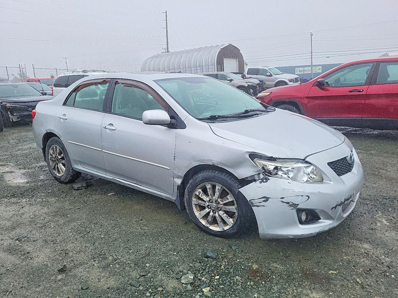 2010 Toyota Corolla Base Silver vin: 2T1BU4EE6AC203376