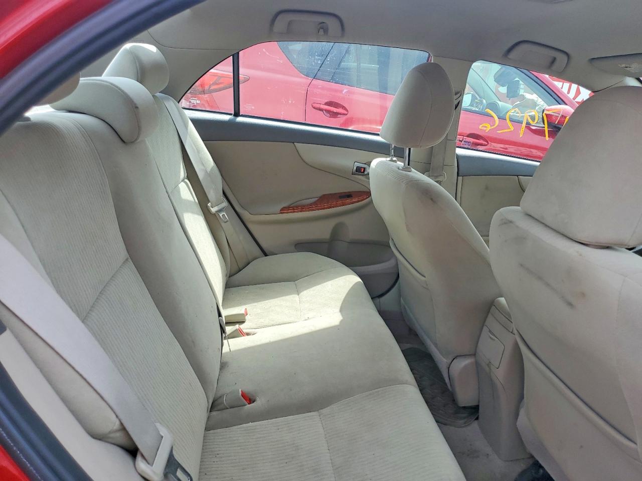 2010 Toyota Corolla Base Red vin: 2T1BU4EE6AC219142