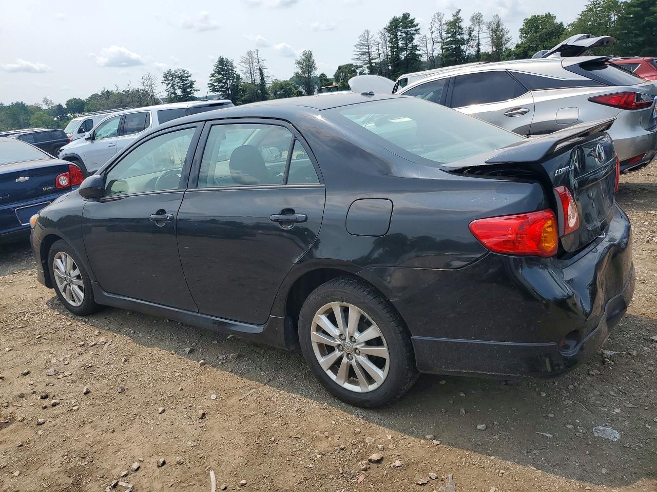 2010 Toyota Corolla S Black vin: 2T1BU4EE6AC237768