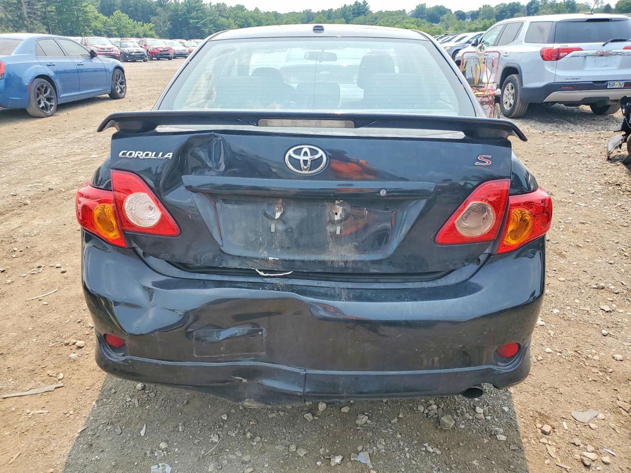 2010 Toyota Corolla S Black vin: 2T1BU4EE6AC237768