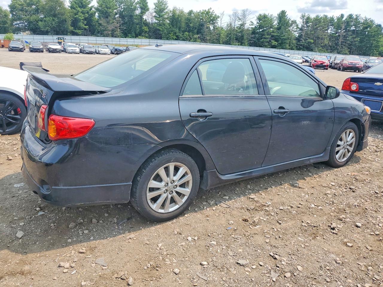 2010 Toyota Corolla S Black vin: 2T1BU4EE6AC237768