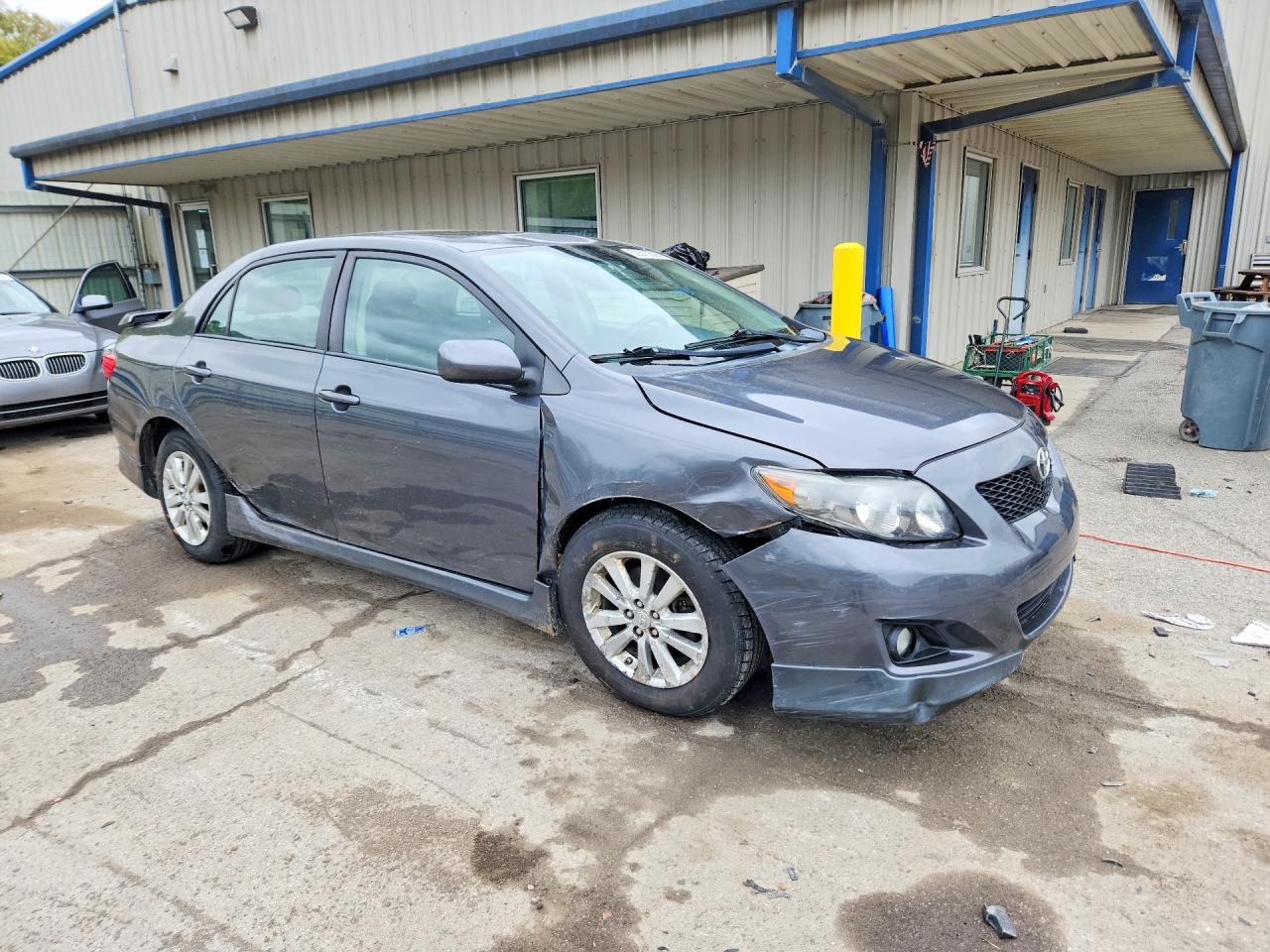 2010 Toyota Corolla S Gray vin: 2T1BU4EE6AC241013