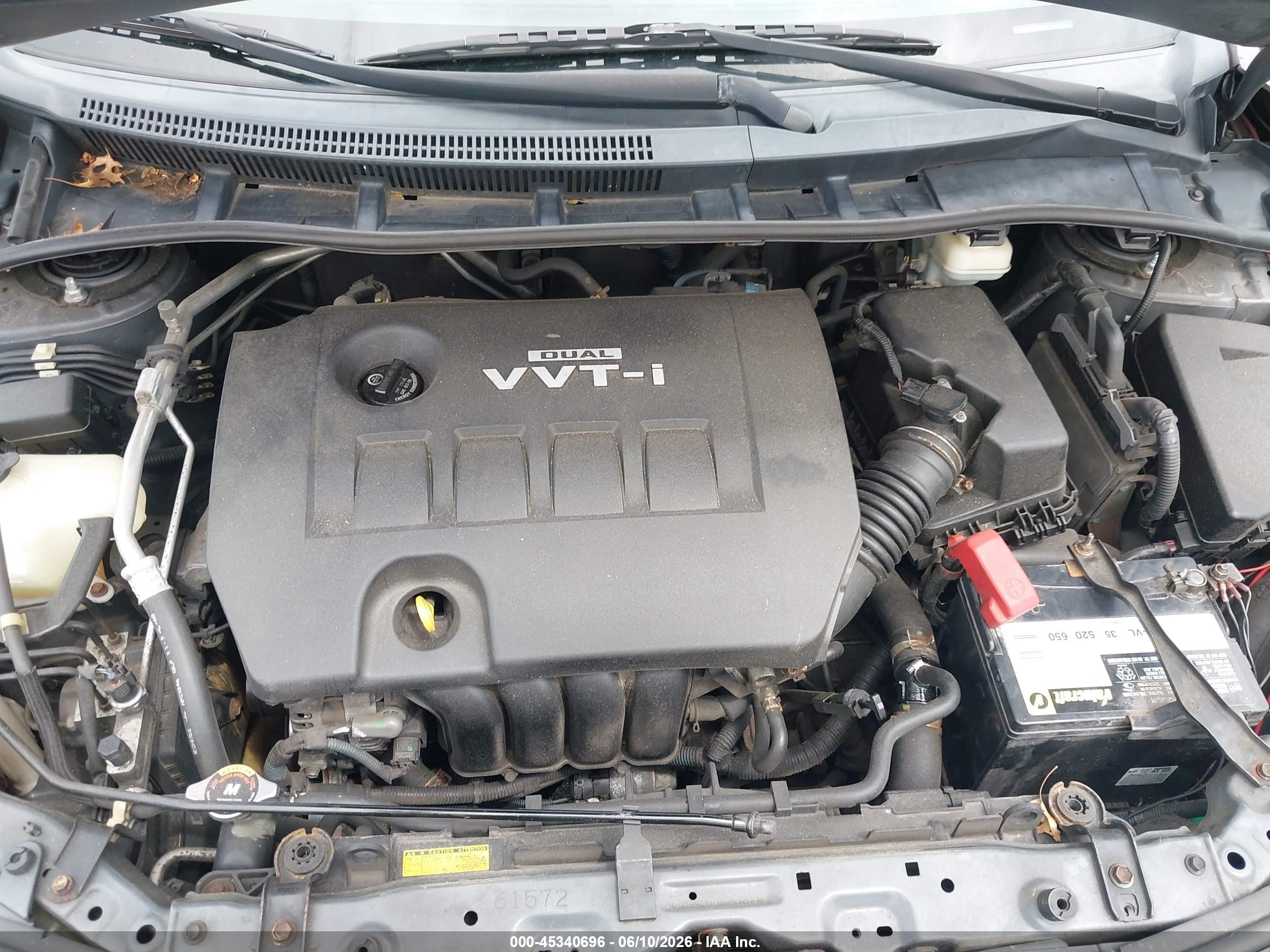 2010 Toyota Corolla S Gray vin: 2T1BU4EE6AC245210