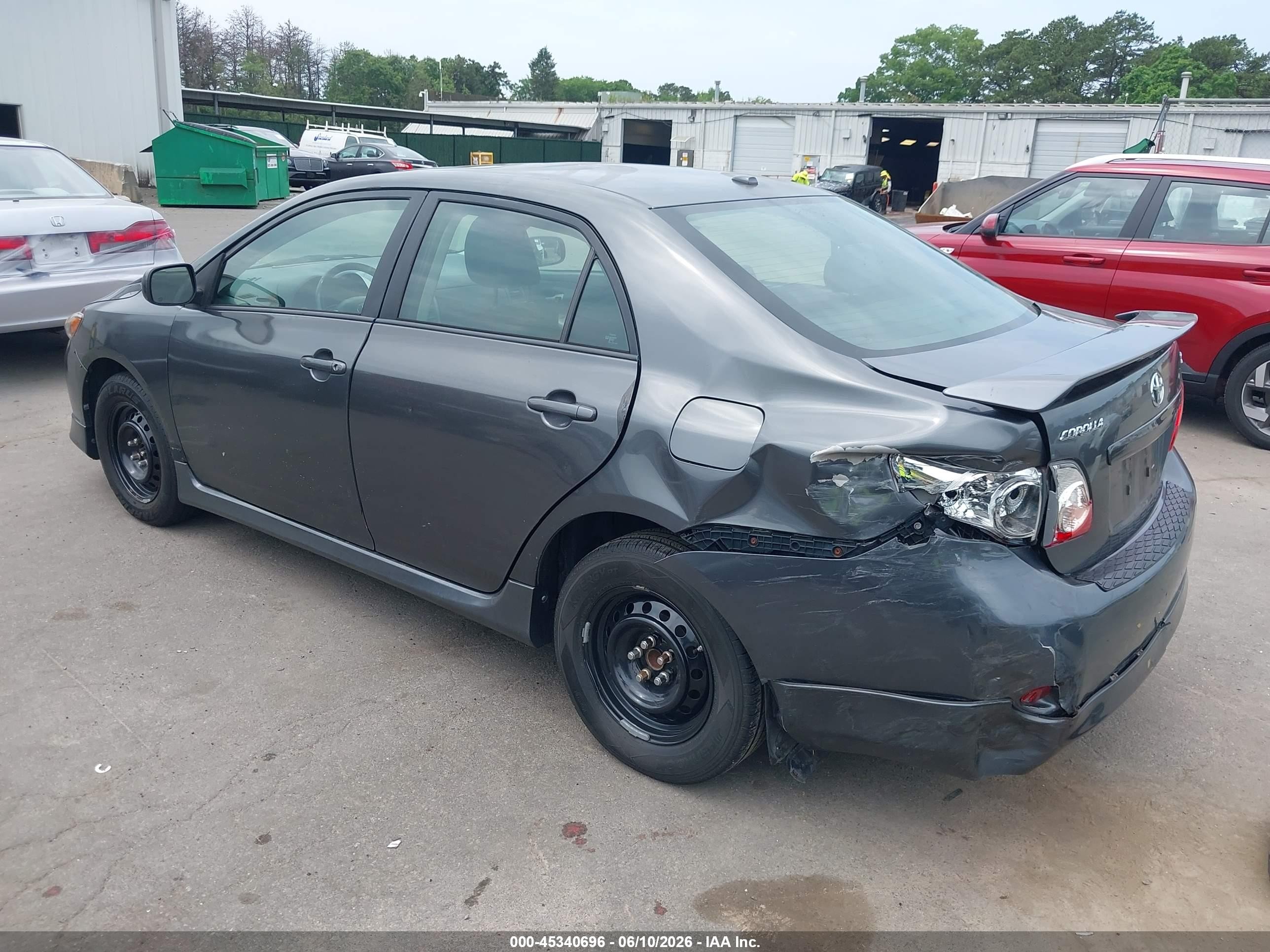 2010 Toyota Corolla S Gray vin: 2T1BU4EE6AC245210