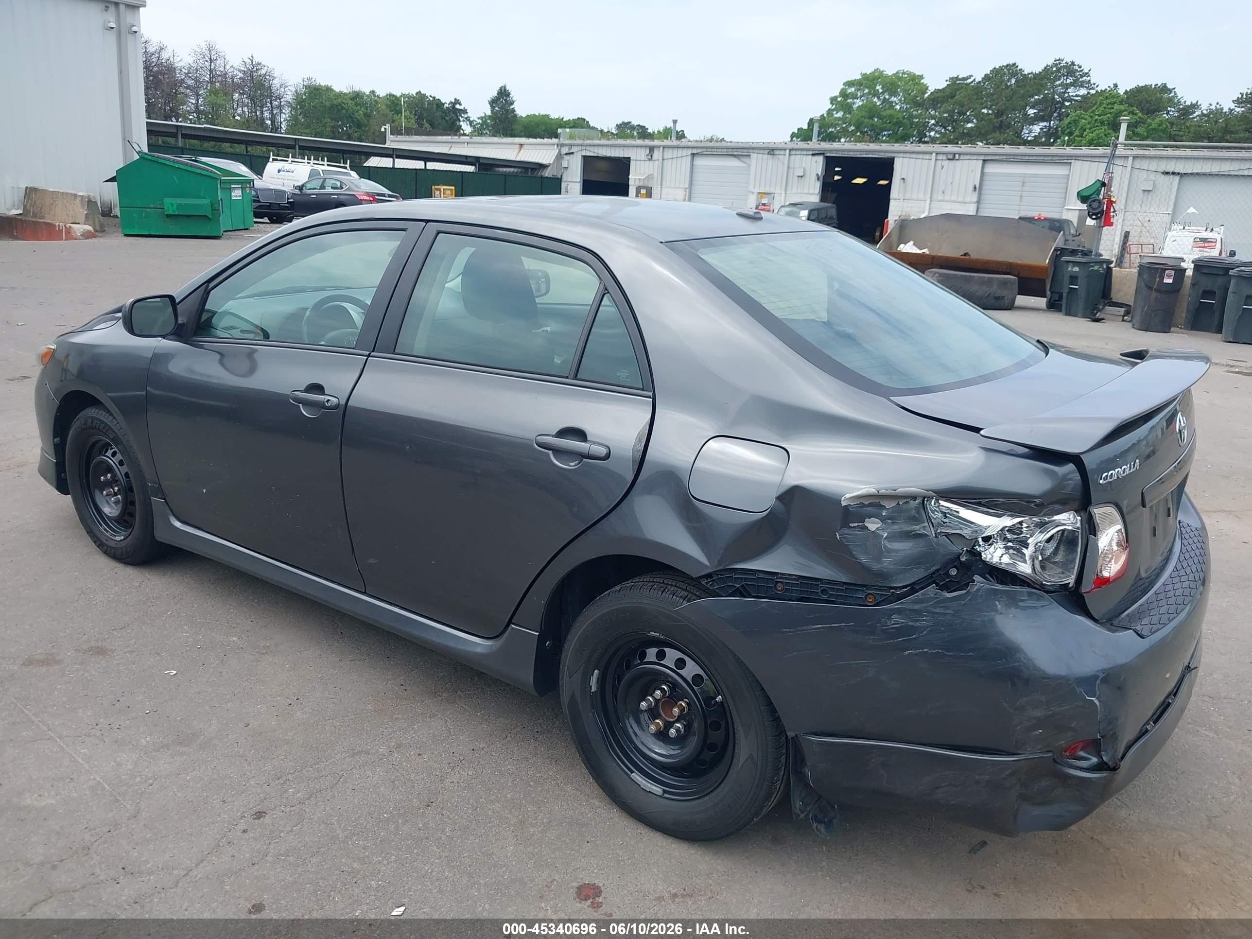 2010 Toyota Corolla S Gray vin: 2T1BU4EE6AC245210