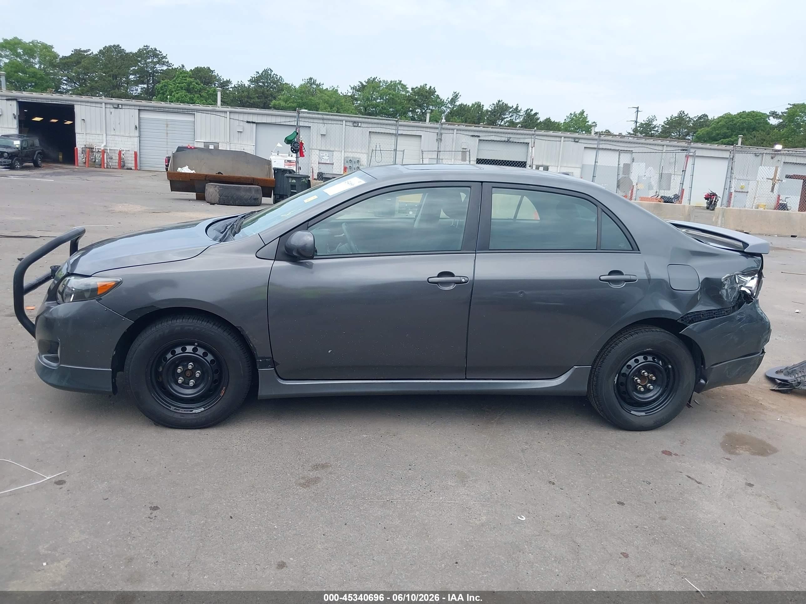 2010 Toyota Corolla S Gray vin: 2T1BU4EE6AC245210