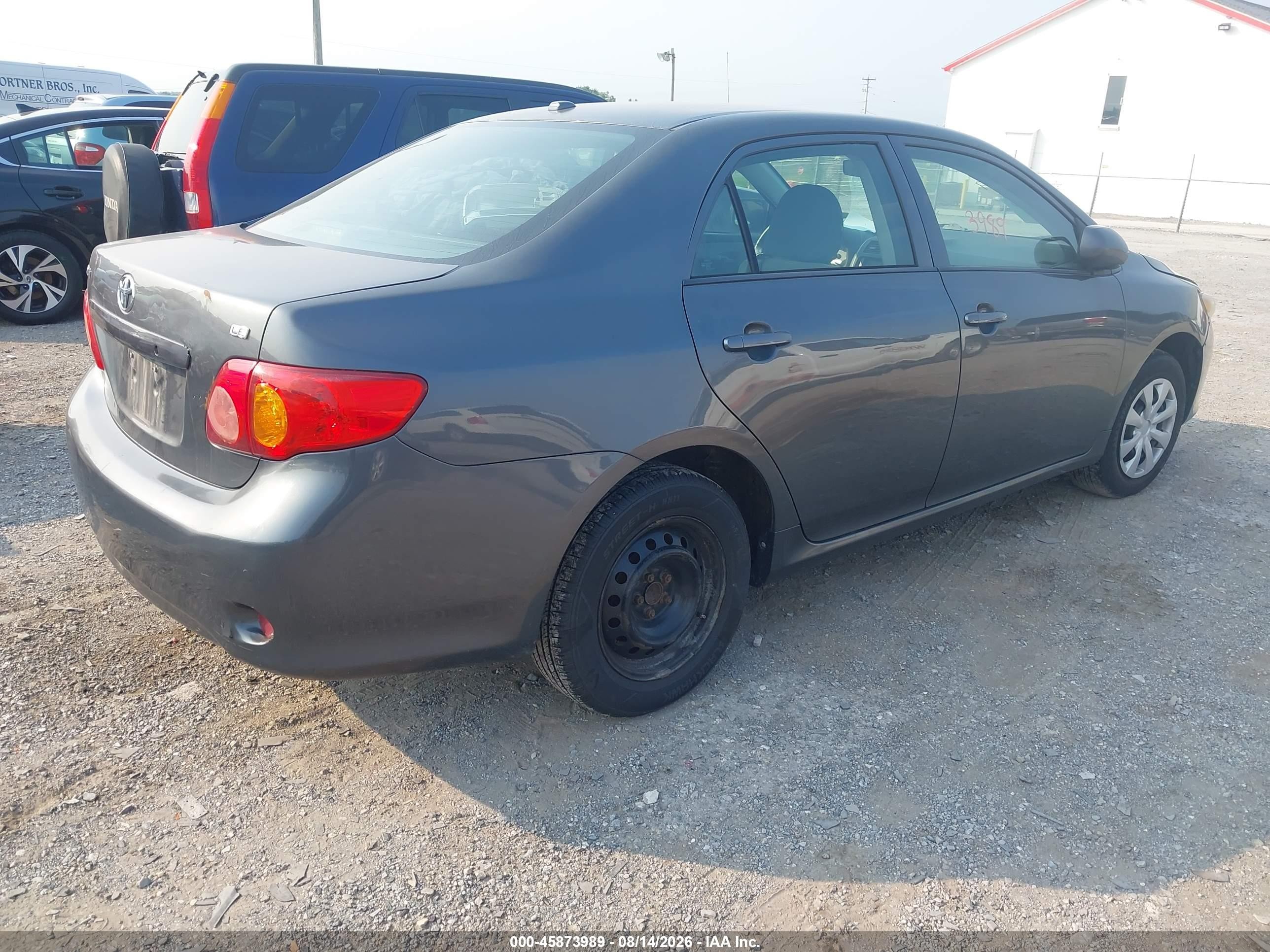 2010 Toyota Corolla Le Gray vin: 2T1BU4EE6AC257390