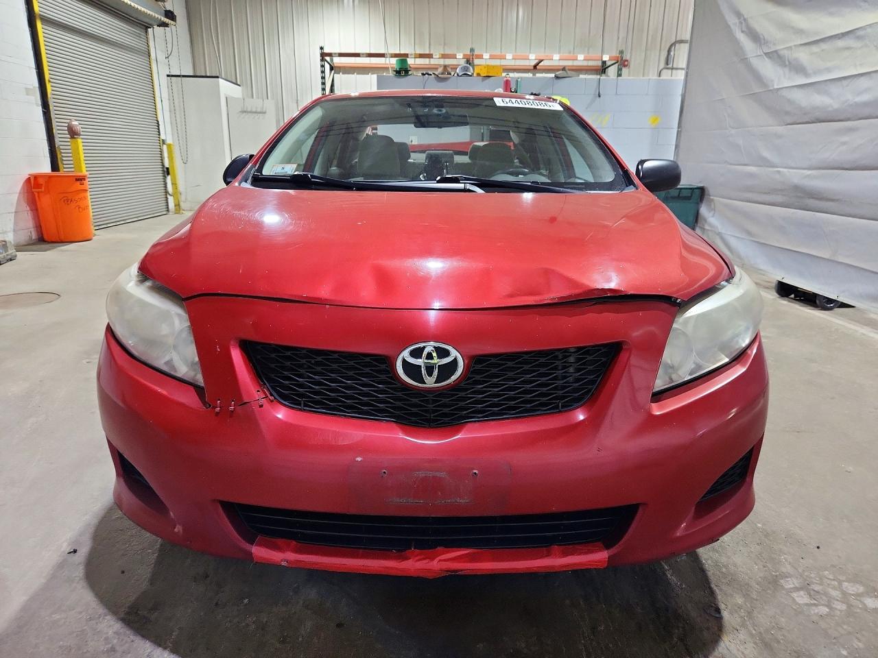 2010 Toyota Corolla Base Red vin: 2T1BU4EE6AC258524