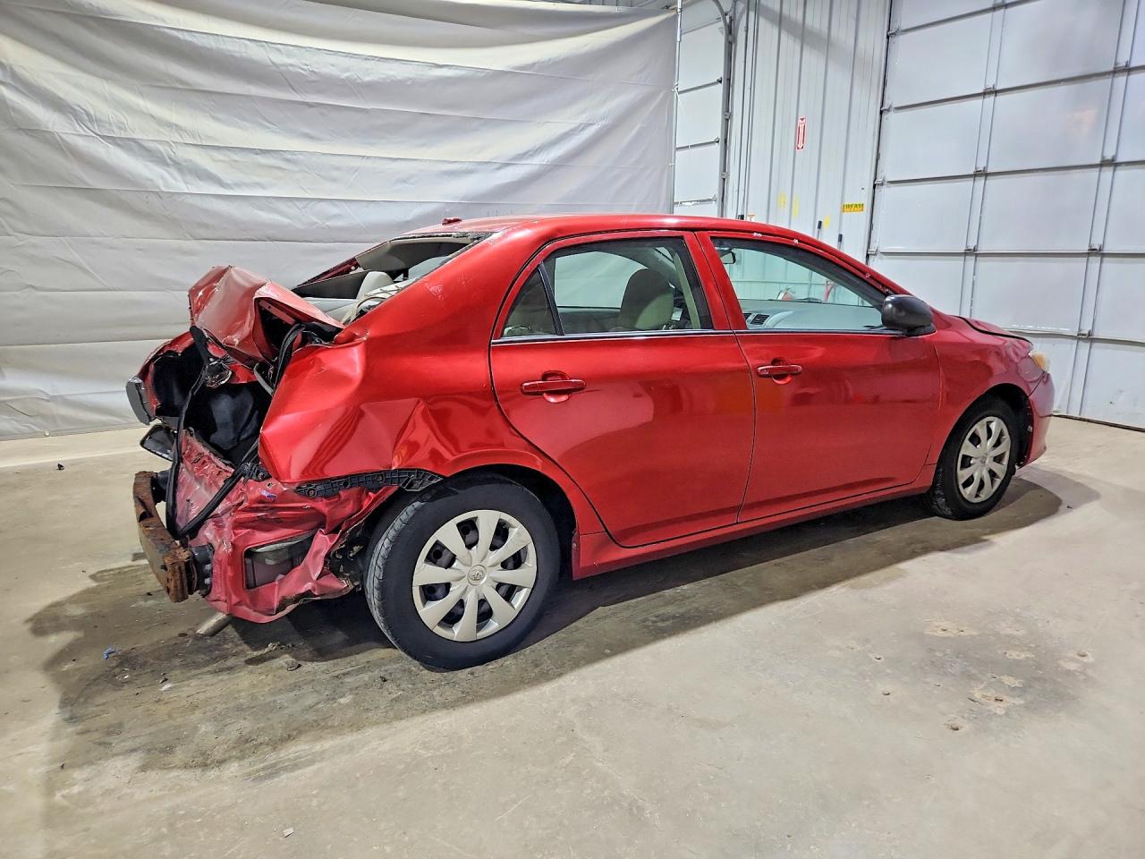 2010 Toyota Corolla Base Red vin: 2T1BU4EE6AC258524