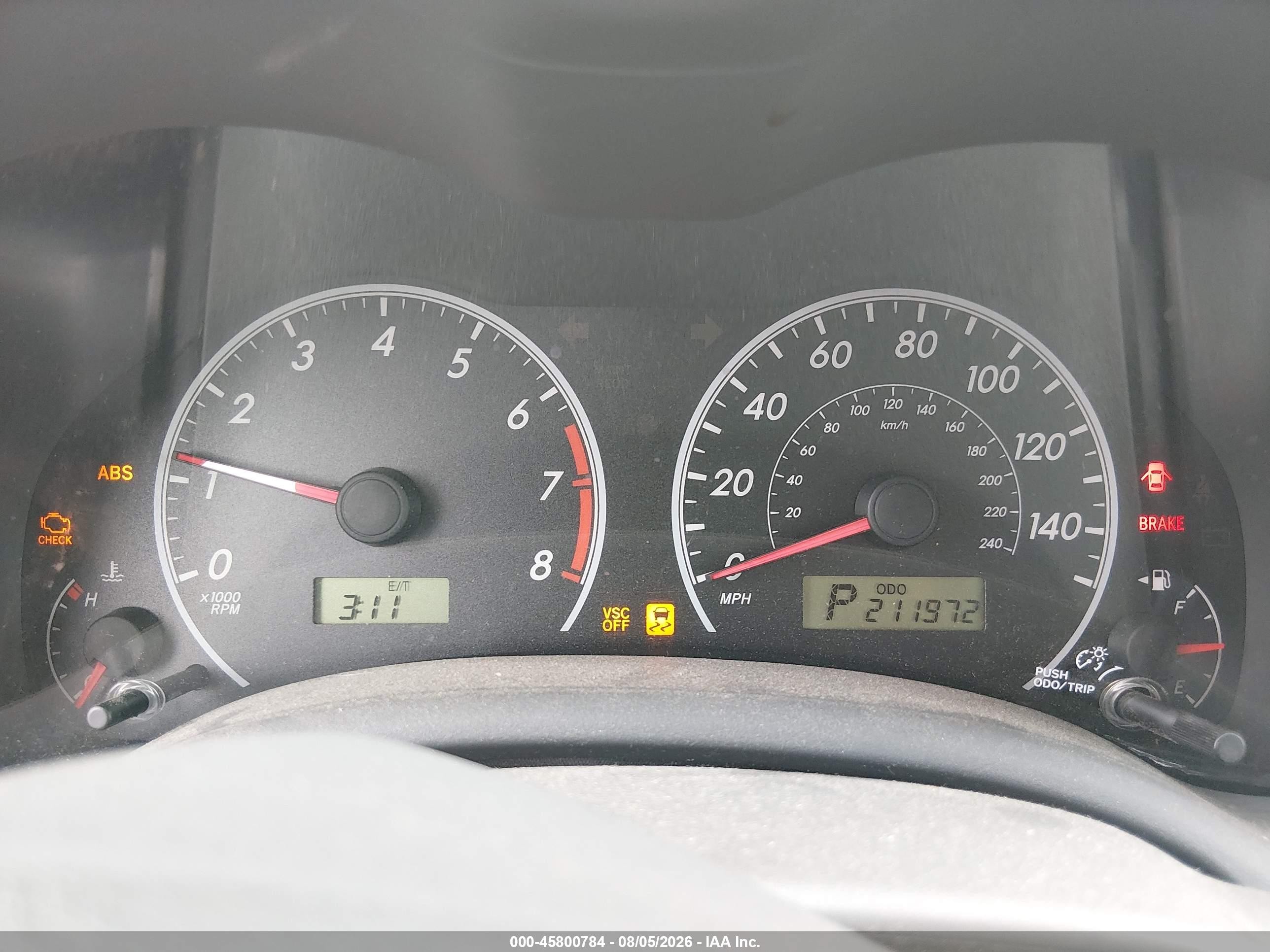 2010 Toyota Corolla Le Silver vin: 2T1BU4EE6AC283133