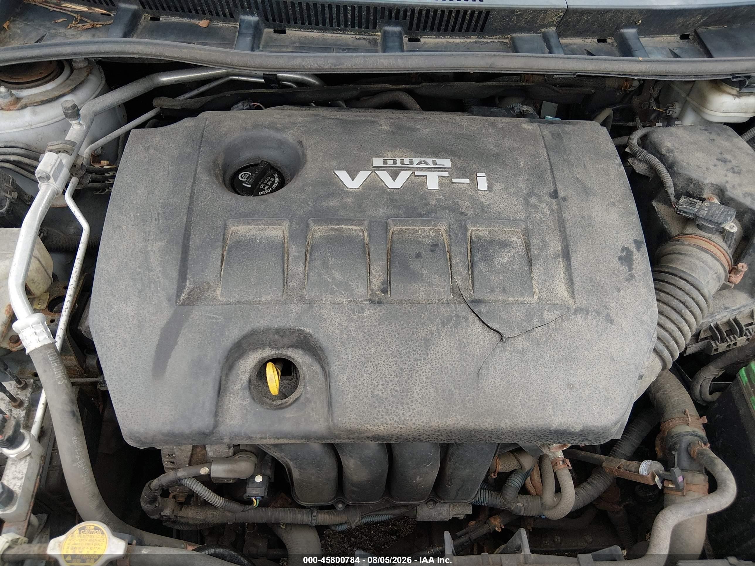 2010 Toyota Corolla Le Silver vin: 2T1BU4EE6AC283133