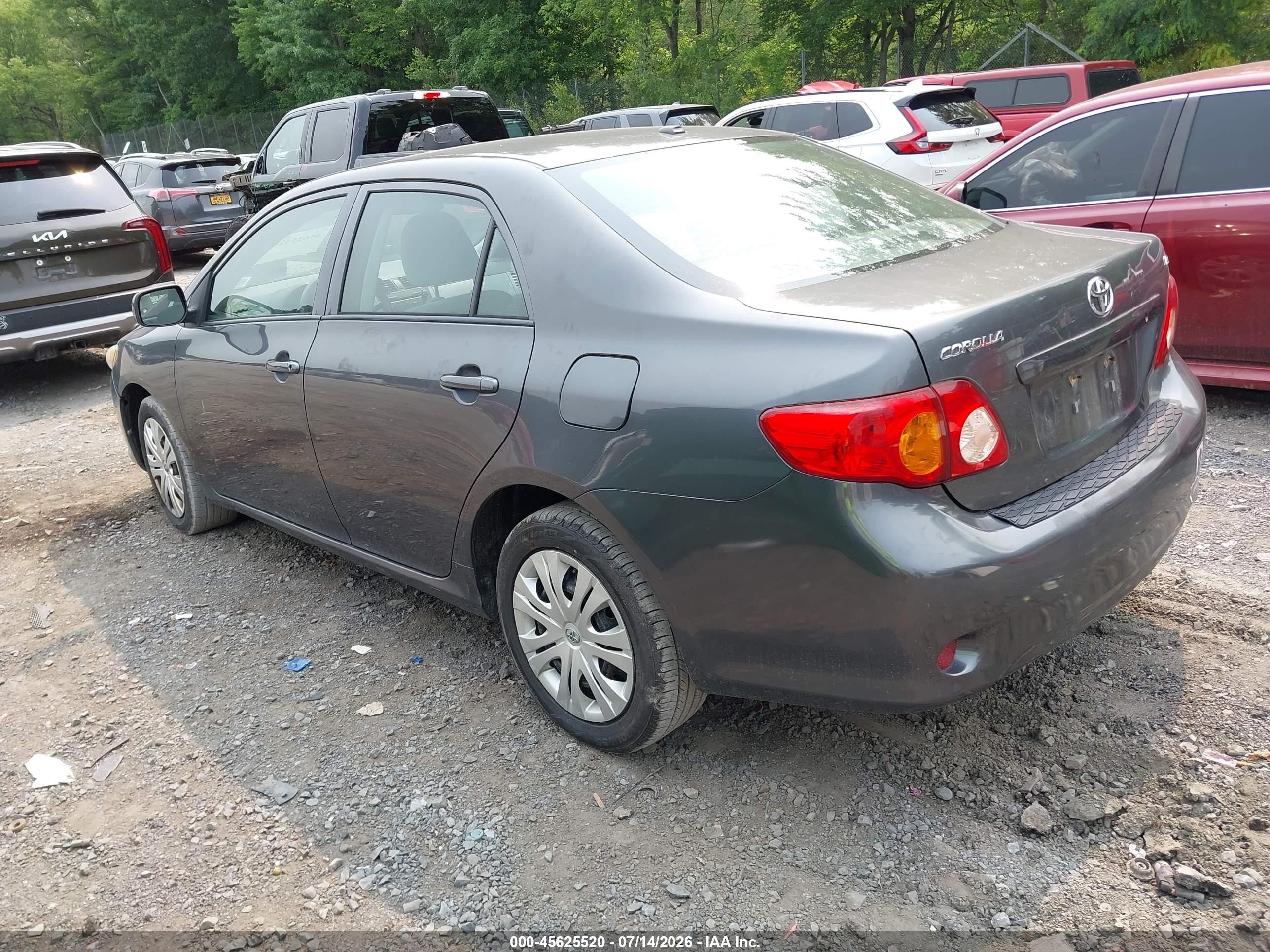 2010 Toyota Corolla Le Gray vin: 2T1BU4EE6AC302182