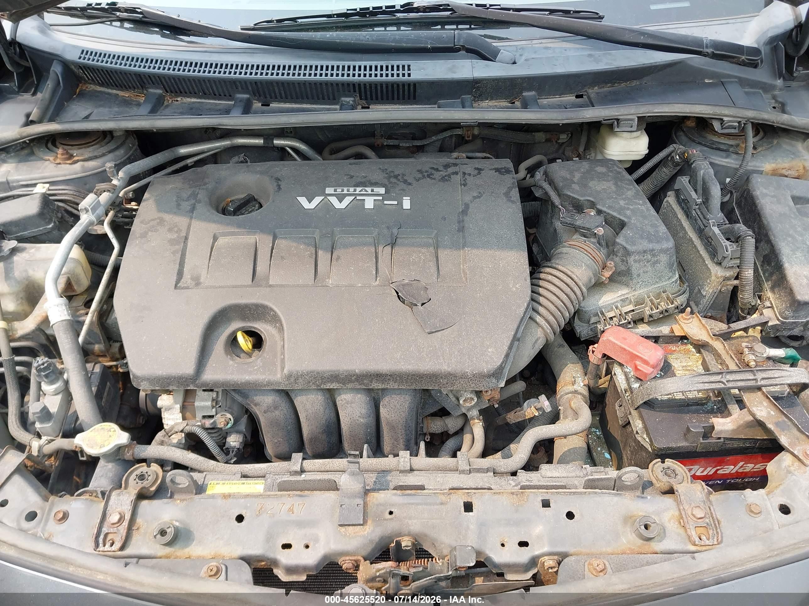 2010 Toyota Corolla Le Gray vin: 2T1BU4EE6AC302182