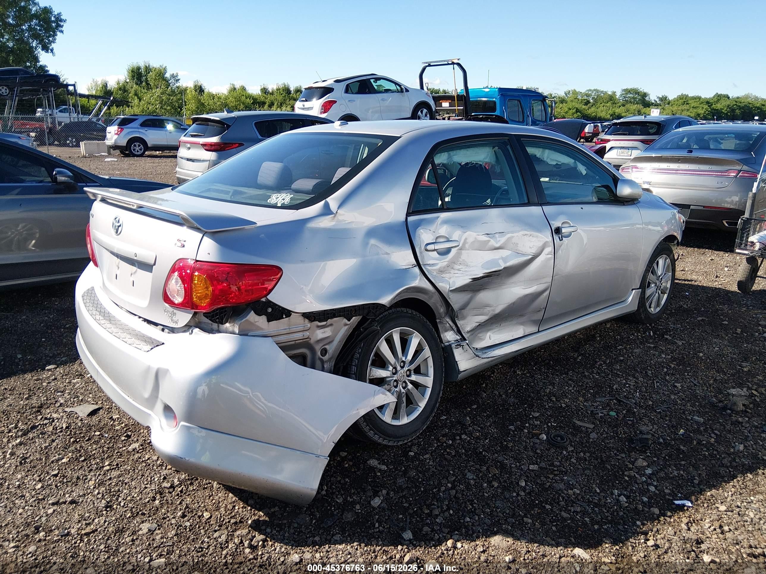 2010 Toyota Corolla S Gray vin: 2T1BU4EE6AC326885