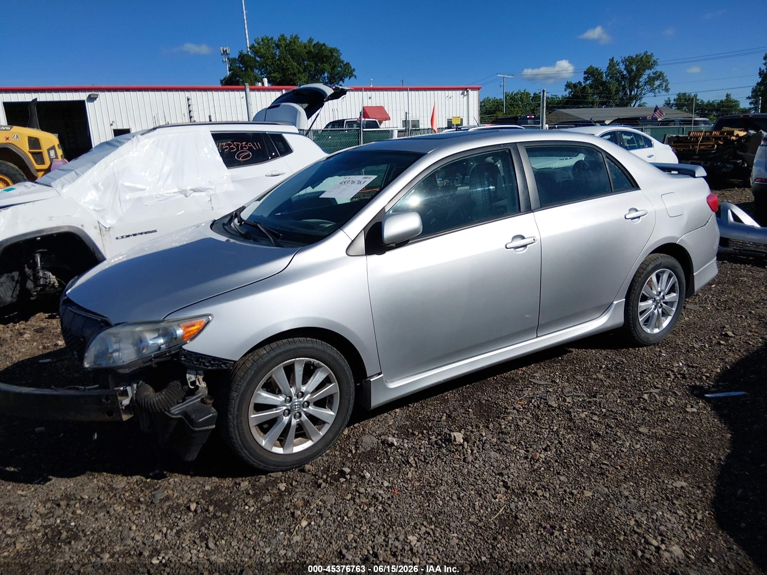 2010 Toyota Corolla S Gray vin: 2T1BU4EE6AC326885