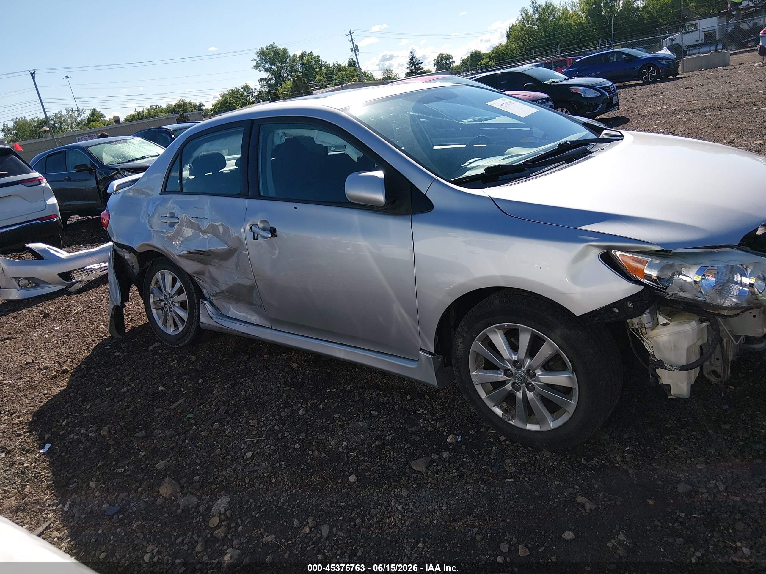 2010 Toyota Corolla S Gray vin: 2T1BU4EE6AC326885