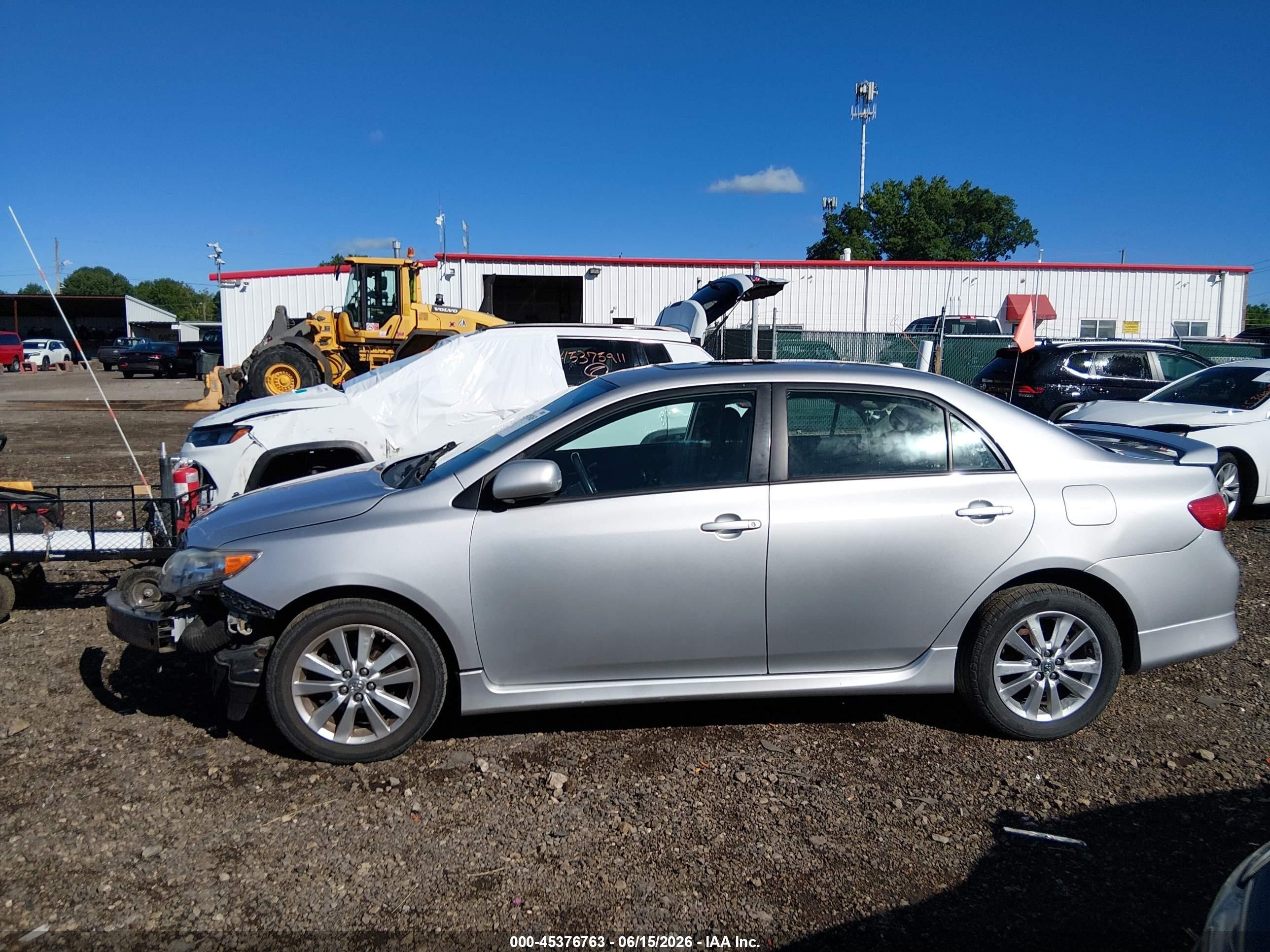 2010 Toyota Corolla S Gray vin: 2T1BU4EE6AC326885