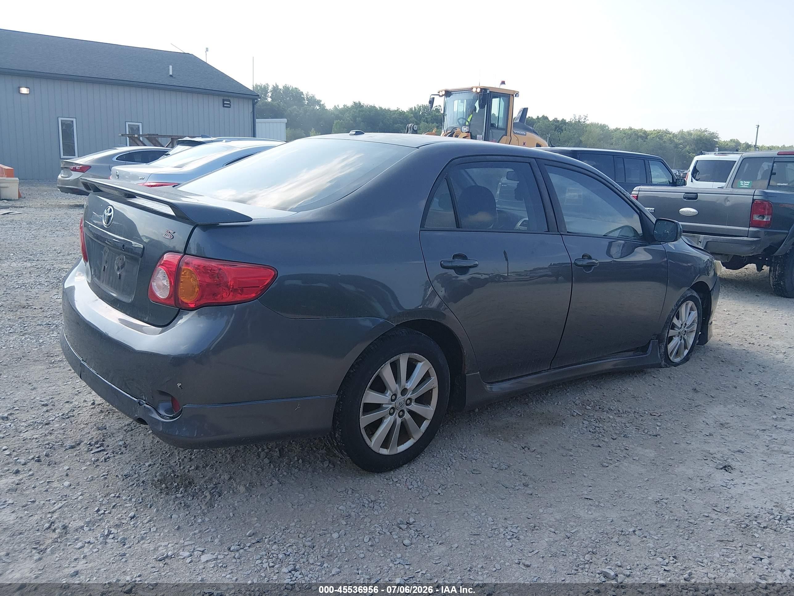 2010 Toyota Corolla S Gray vin: 2T1BU4EE6AC328393