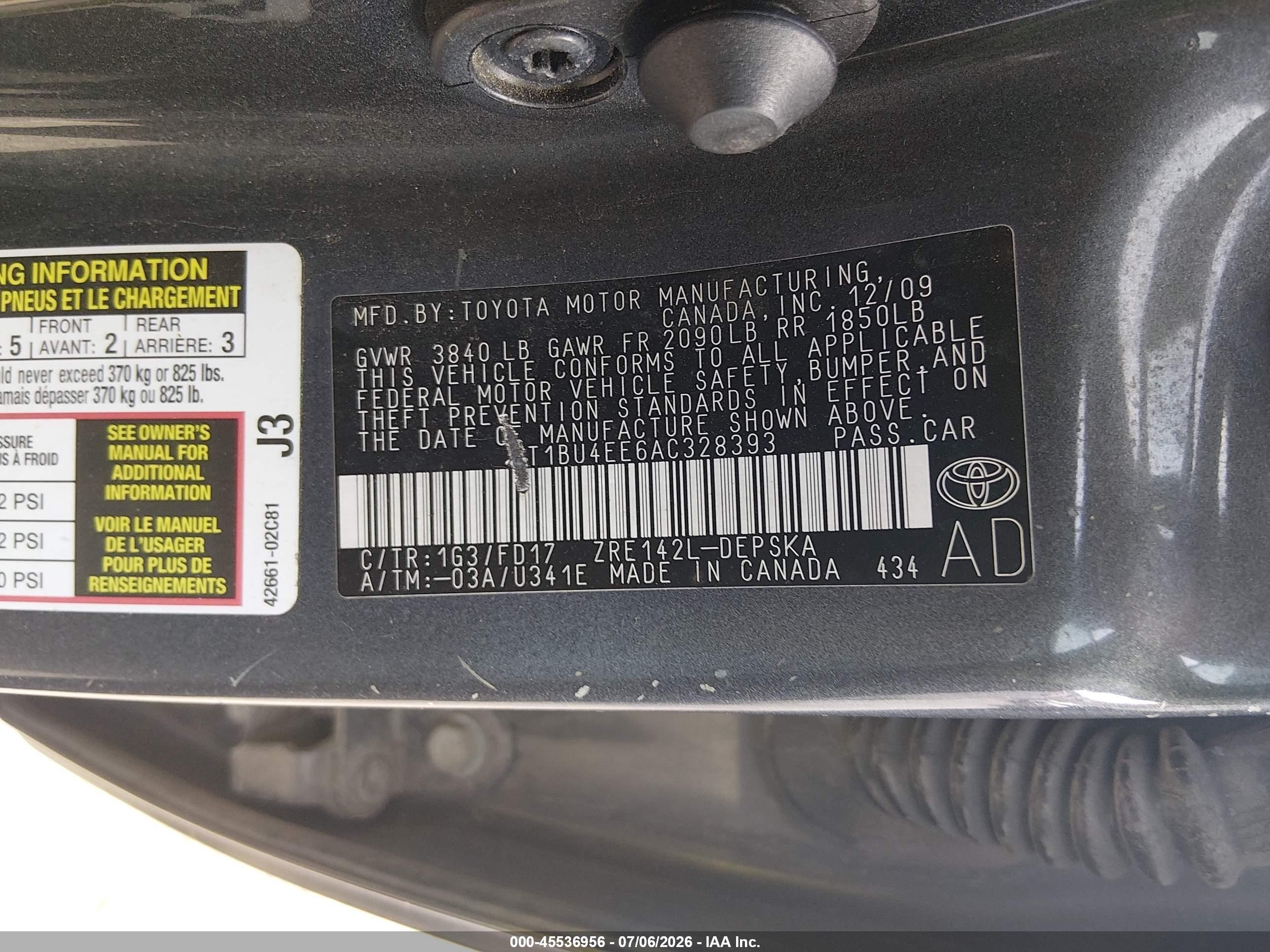 2010 Toyota Corolla S Gray vin: 2T1BU4EE6AC328393