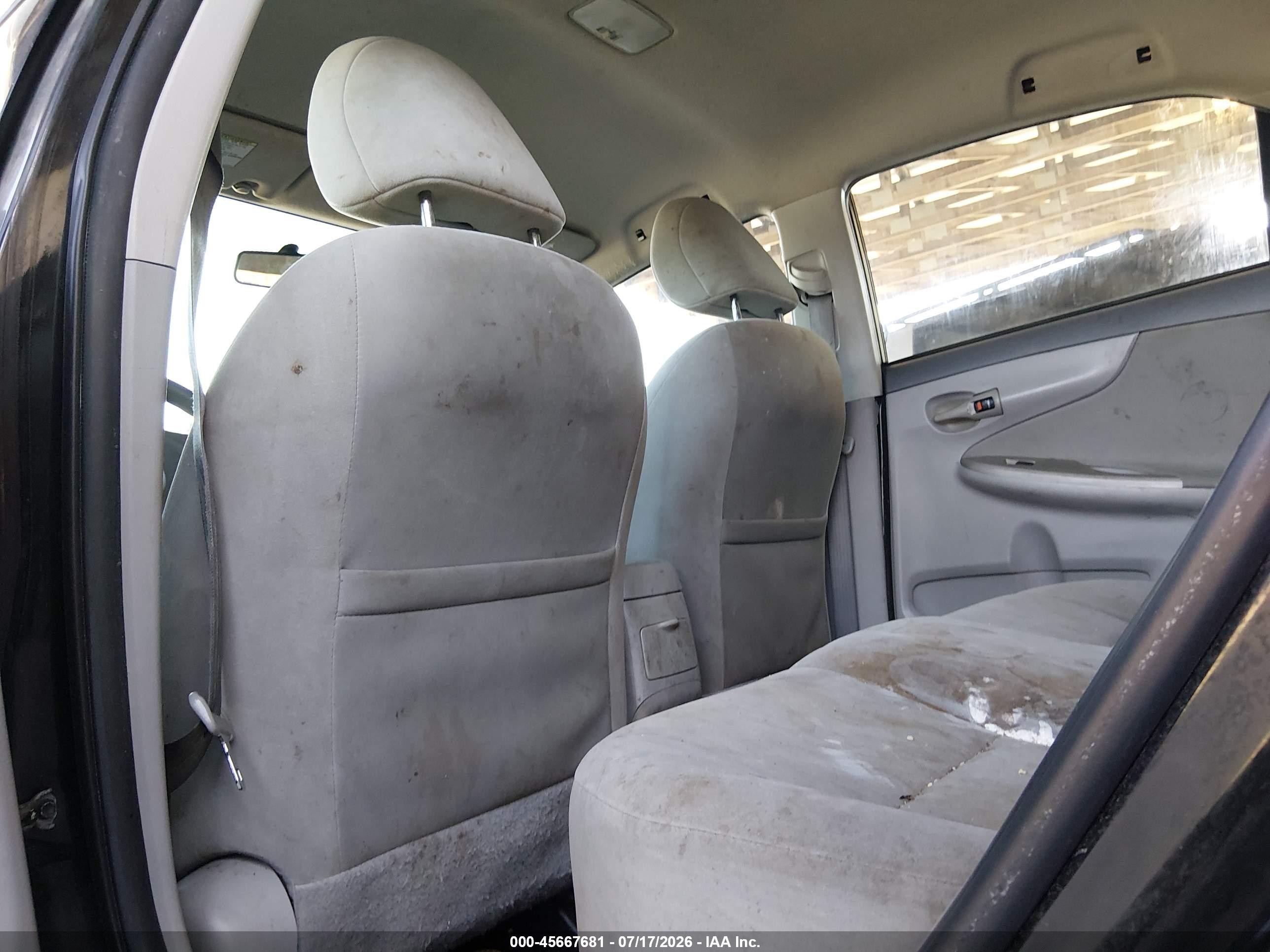 2010 Toyota Corolla Le Черный vin: 2T1BU4EE6AC339121