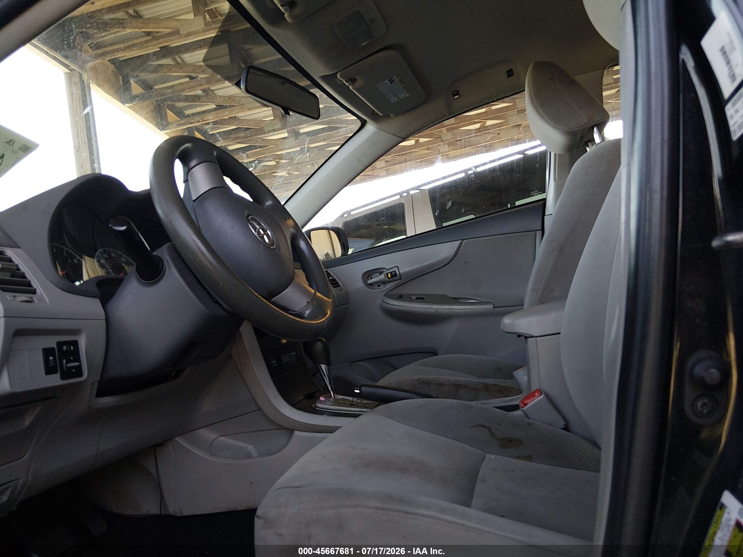 2010 Toyota Corolla Le Черный vin: 2T1BU4EE6AC339121