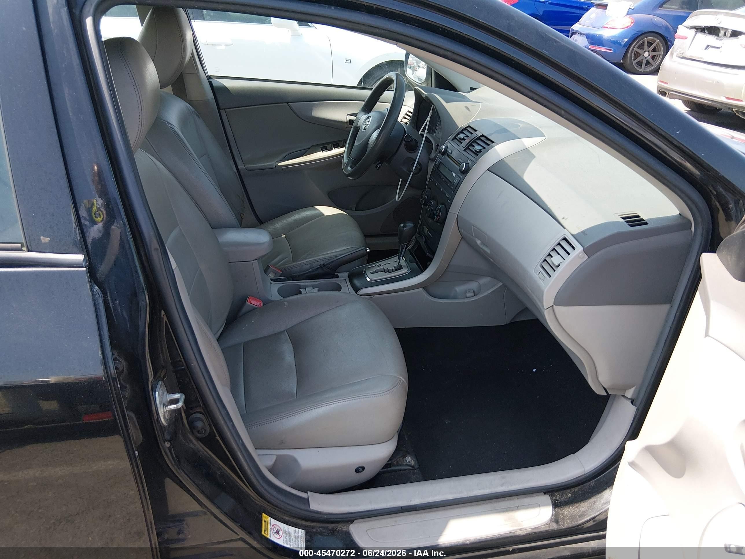 2010 Toyota Corolla Le Black vin: 2T1BU4EE6AC340334